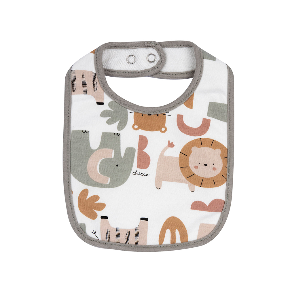 叢林動物樂園-滿版動物圍兜