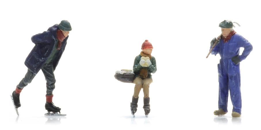 Artitec 5870125 HO規 荷蘭滑冰場景