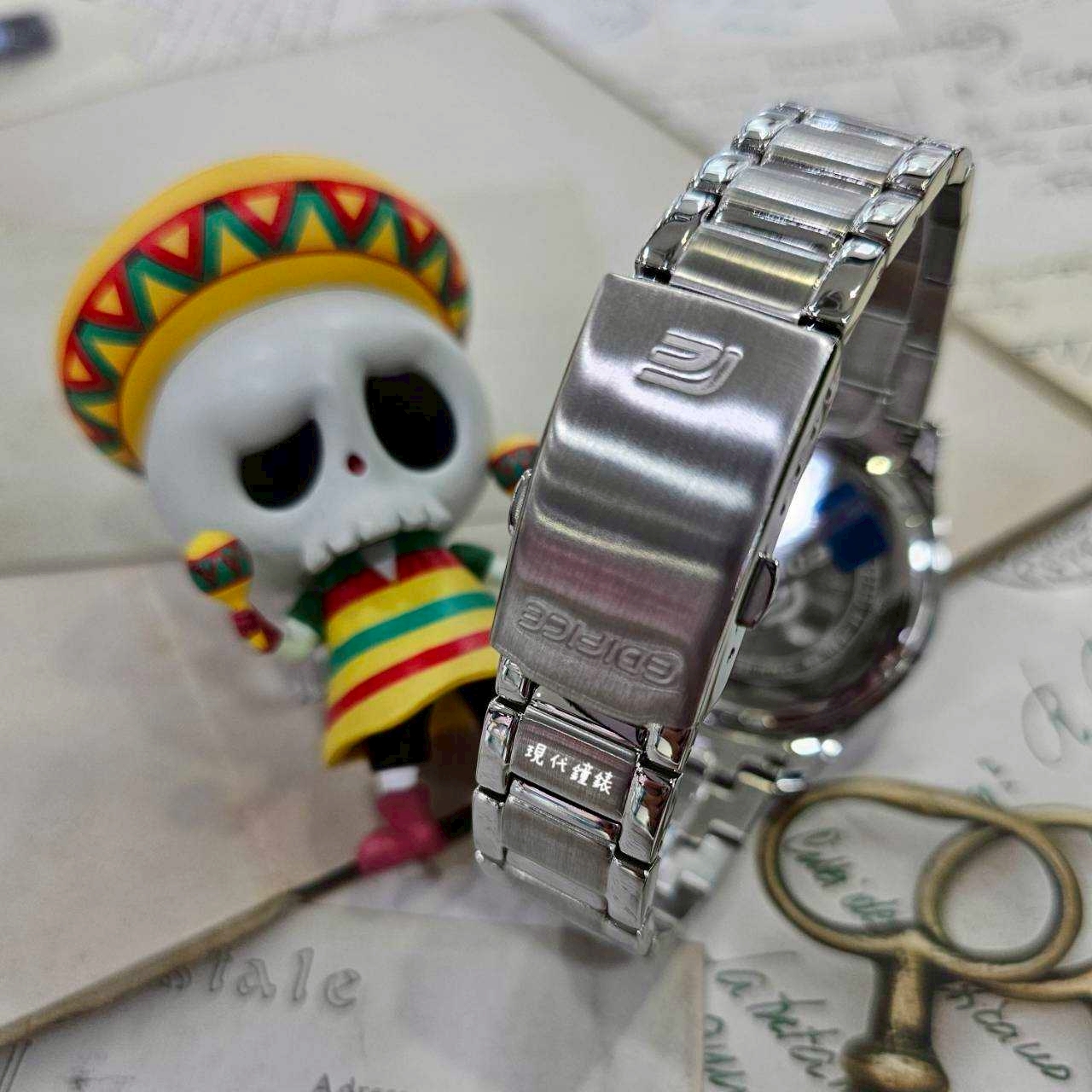 【 EDIFICE】穩重紳士計時男錶EF-530P-1A 40mm 現代鐘錶