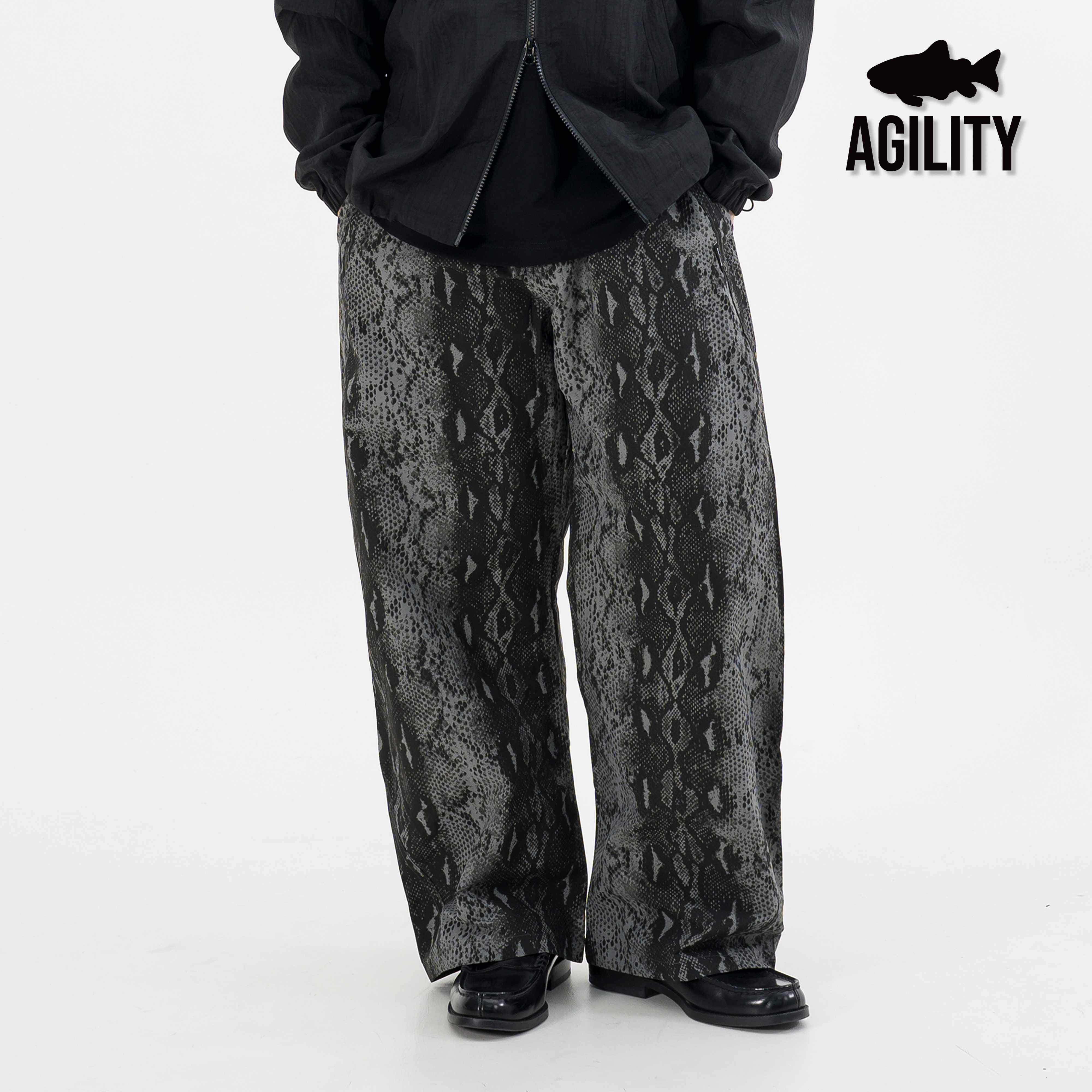 AGILITY Snake Print Curved Pants 彎刀版型 蛇紋長褲 [SNP]
