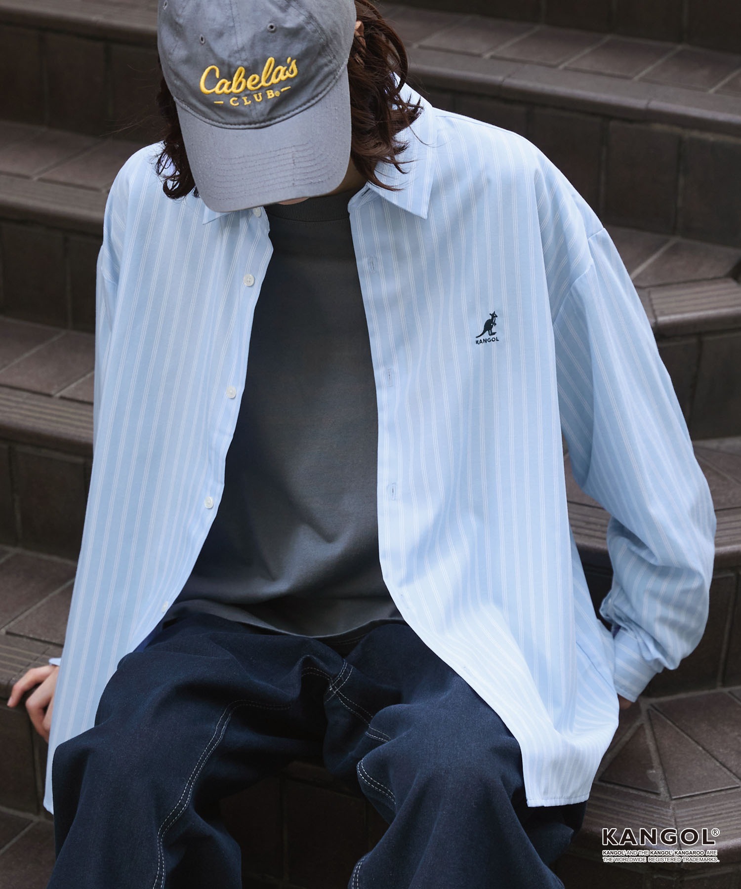 日本 Kangol x mono-mart Logo Collar Shirt [sh1554]