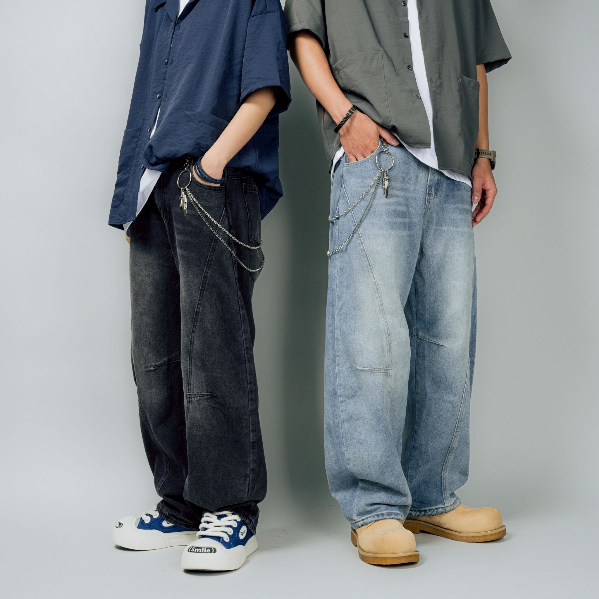 SBG 十字架羽毛雙條褲鏈 B0073