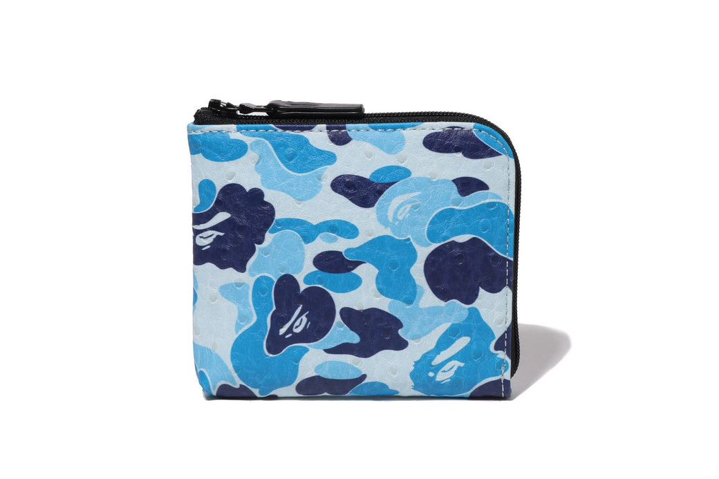 2025AW BAPE A BATHING APE ABC CAMO MINI ZIPPED WALLET 迷彩 卡片夾 零錢包 錢包 現貨1L80190013