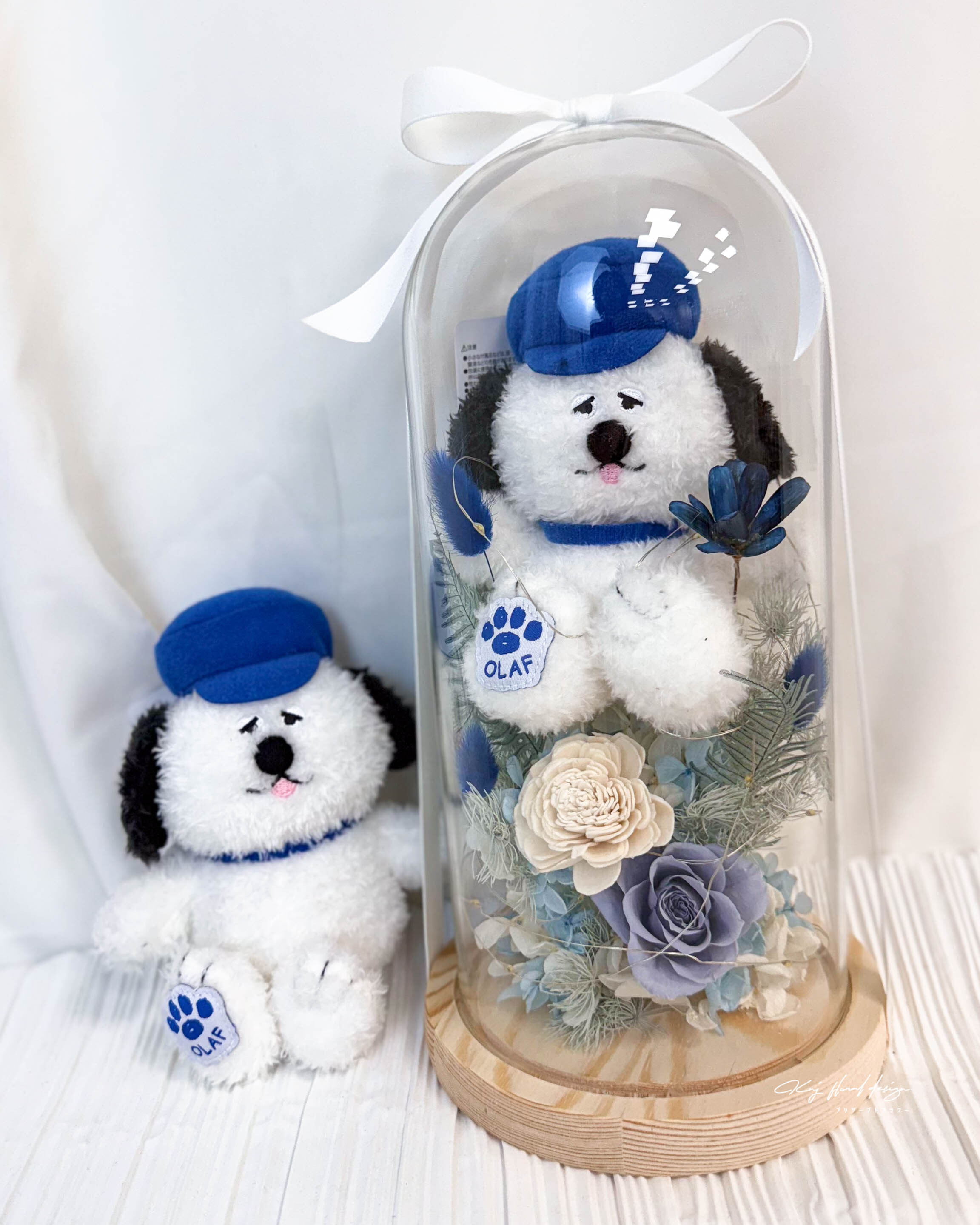 OLAF 歐拉夫 永生花玻璃燈盅