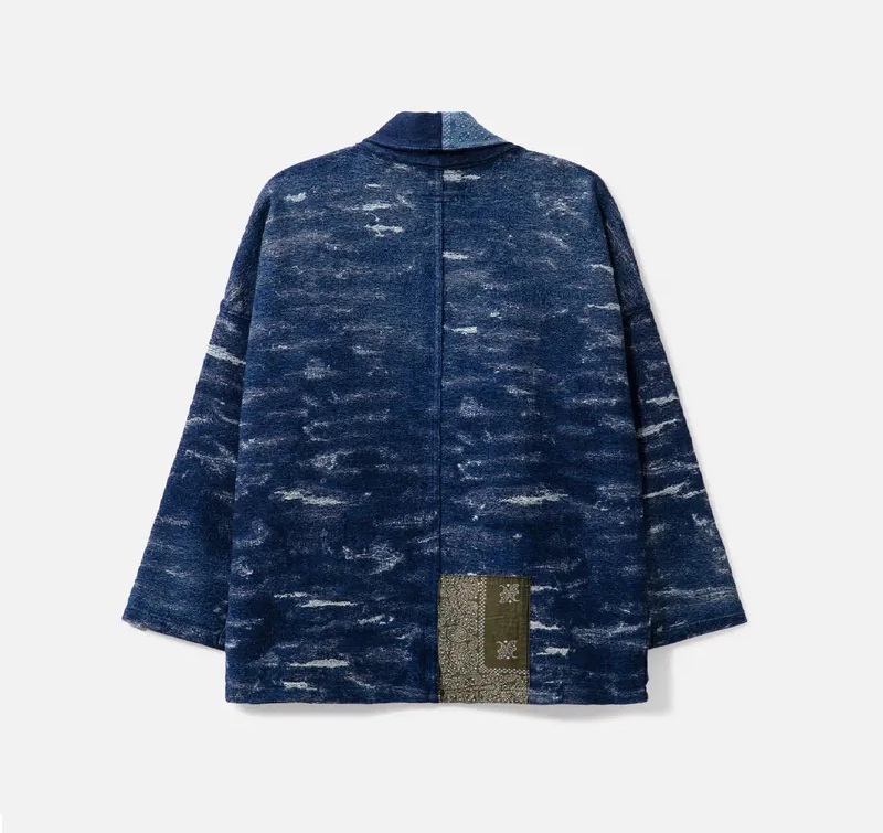 LAST RE-STOCK: FDMTL JAPAN JACQUARD DENIM HAORI 2 YEARS WASH JACKET *OVERSEAS EXCLUSIVE - PRE ORDER ITEM (預訂中)