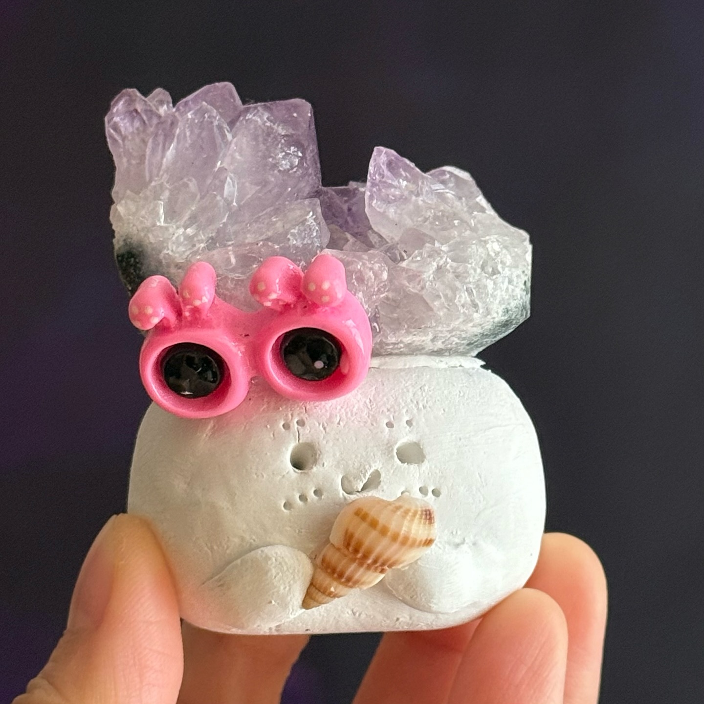 [原石] 紫水晶簇 小晶靈