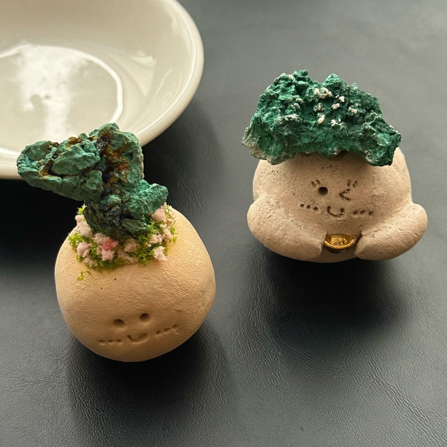 [原石] 孔雀石 小晶靈