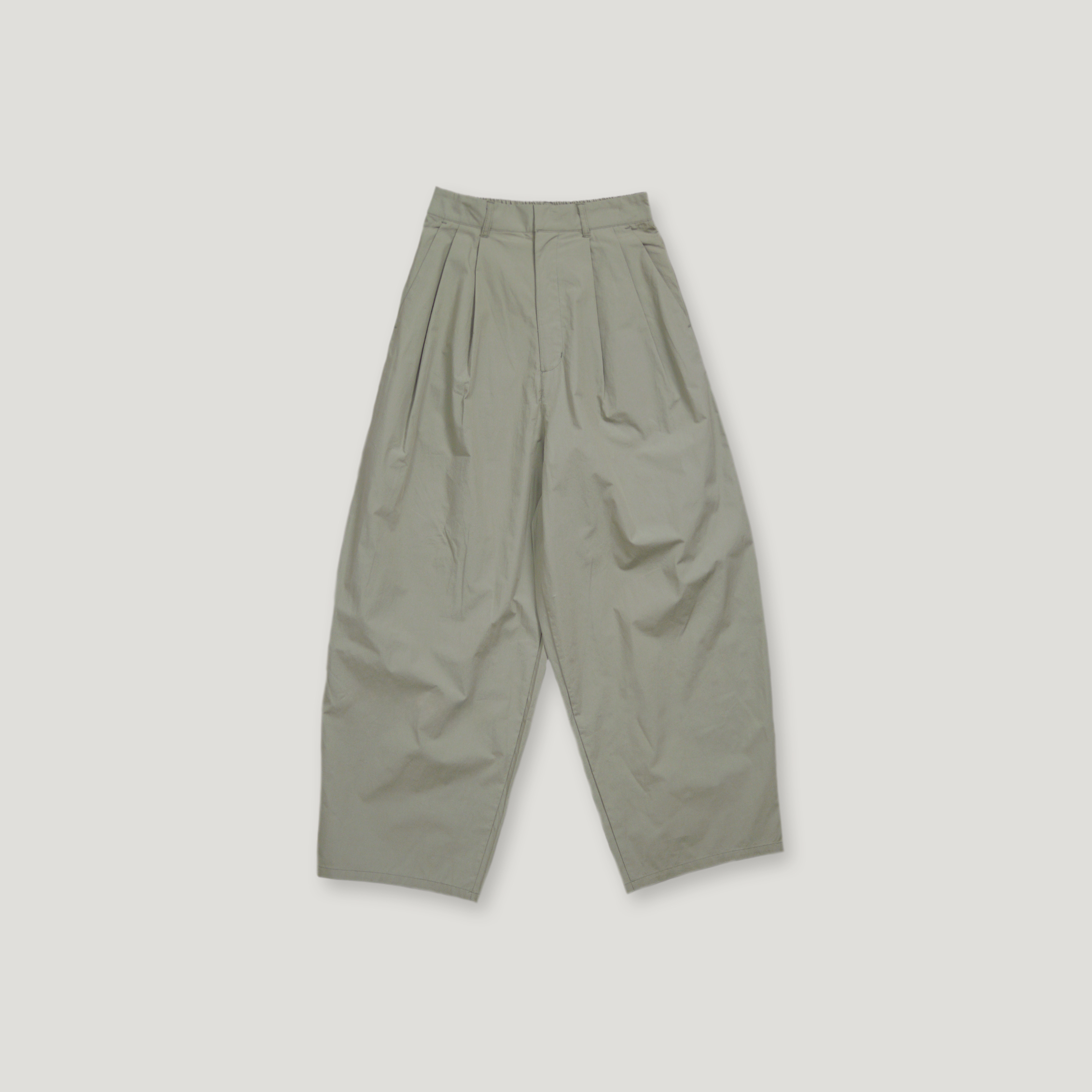 J.P.L. 高腰壓褶繭型寬褲