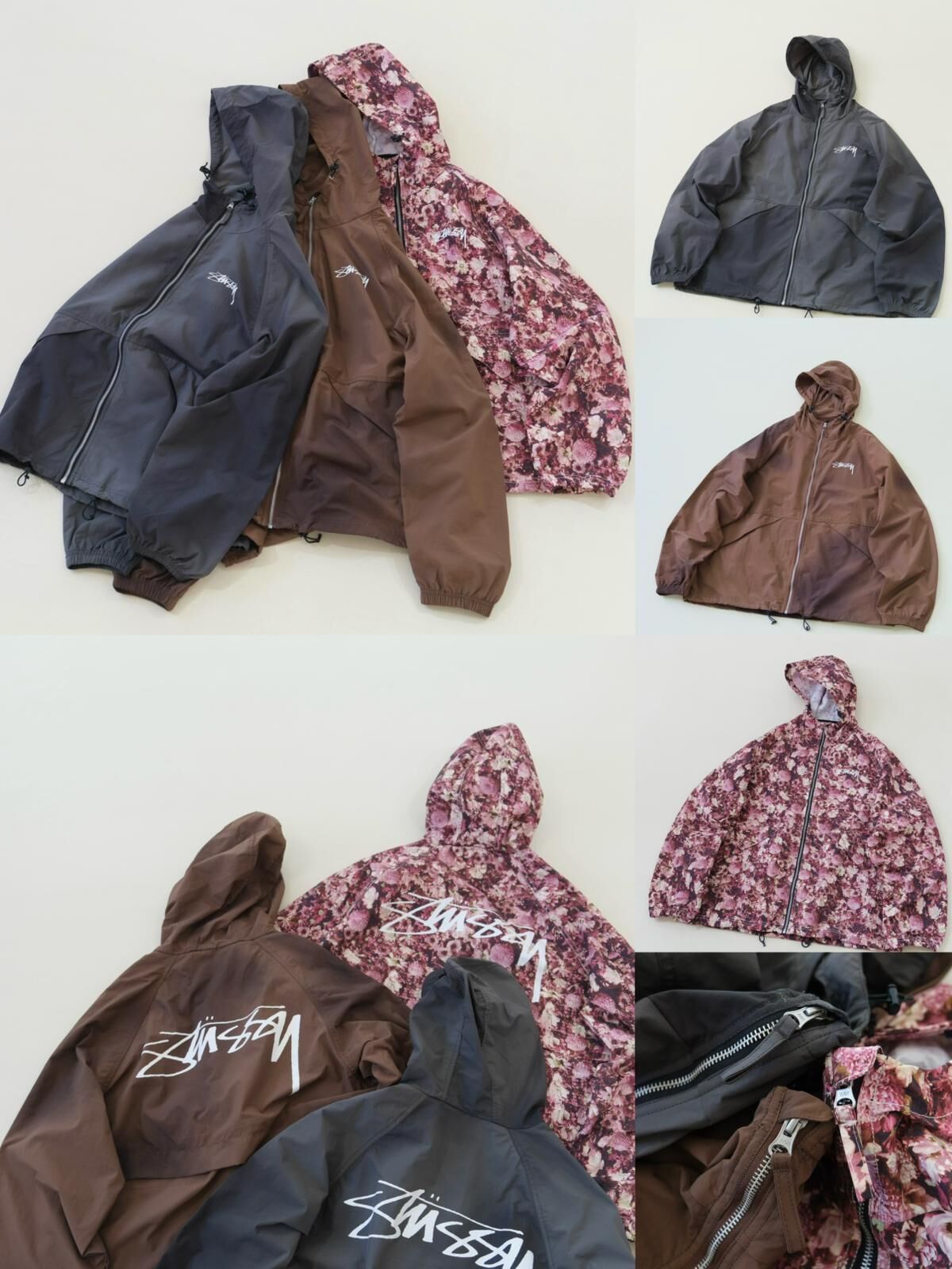 Stussy水洗扎染連帽JACKET