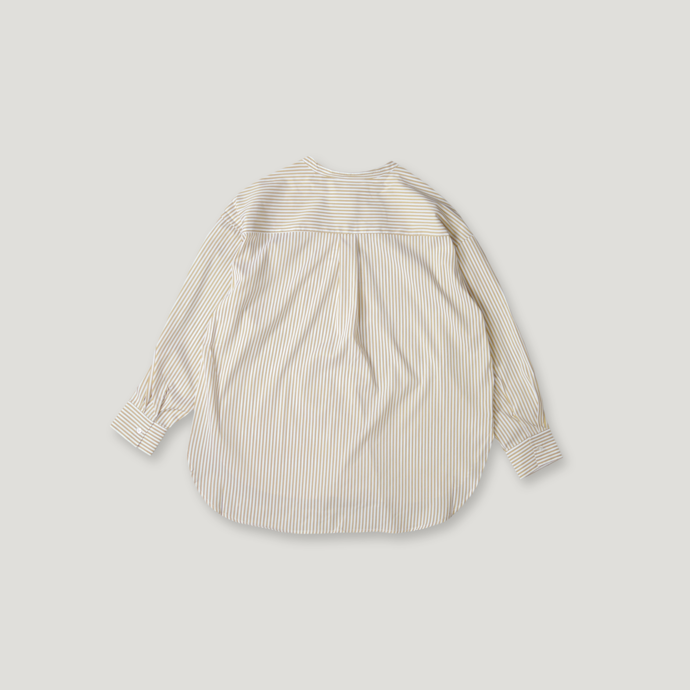 J.P.L. 立領豎紋口袋弧形襯衫╭ 3色 ╮