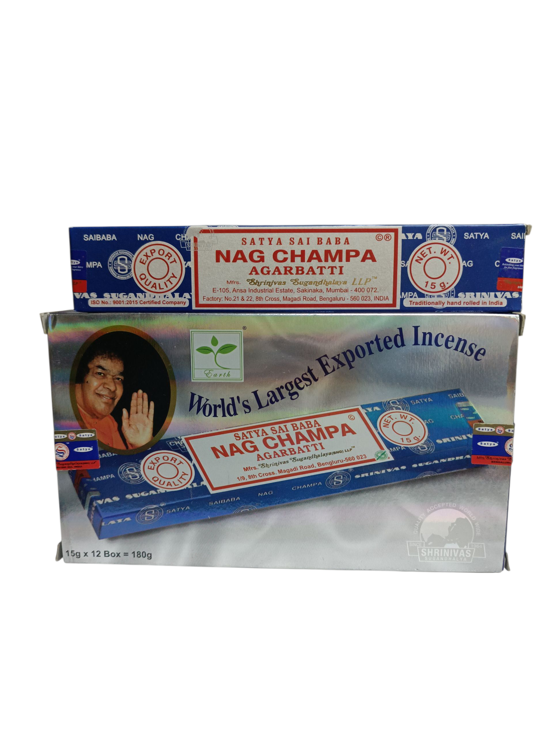 SATYA 印度賽巴巴真理香 SAIBABA NAG CHAMPA Agarbatti 黃花香線香