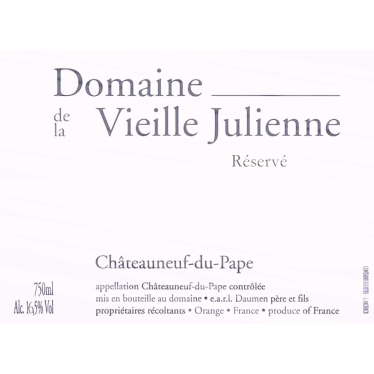 La Vieille Julienne Chateauneuf du Pape Reserve 2005 (RP100)