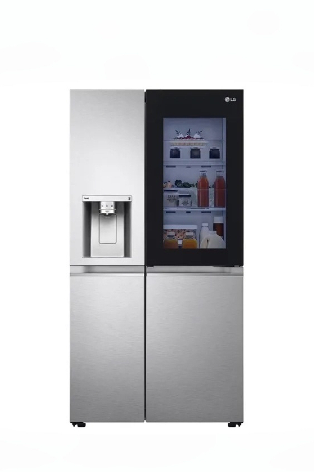 【LG月租美好計畫】734公升｜ InstaView™ 敲敲看門中門冰球對開冰箱｜星月銀 |GR-QPLC82SS