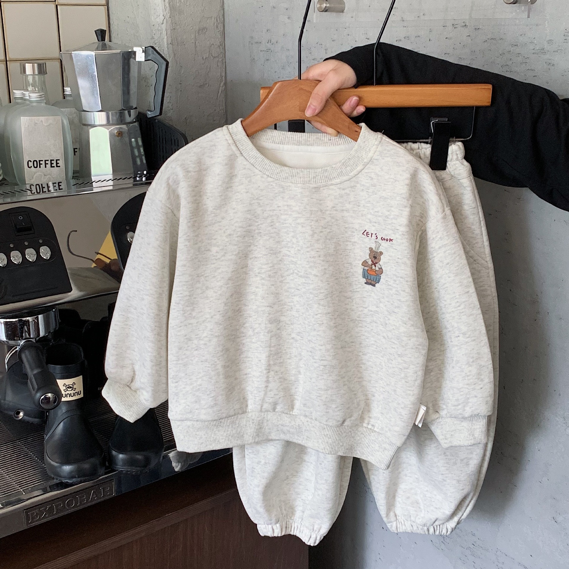 廚師小熊套裝  ꕀꕀ     ‧₊  ＊上衣 + 褲子