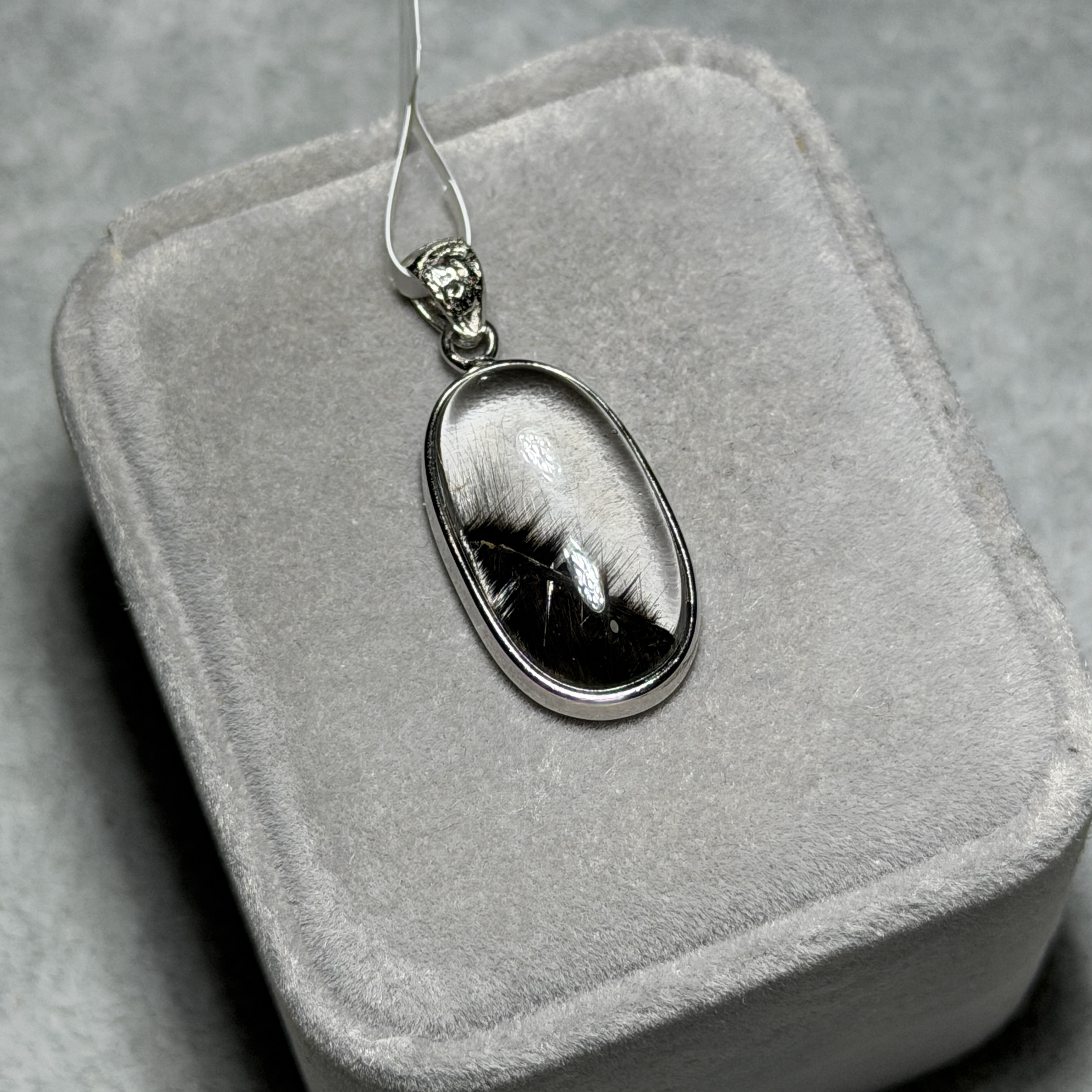 高級數黑銀鈦吊墜 DF1775