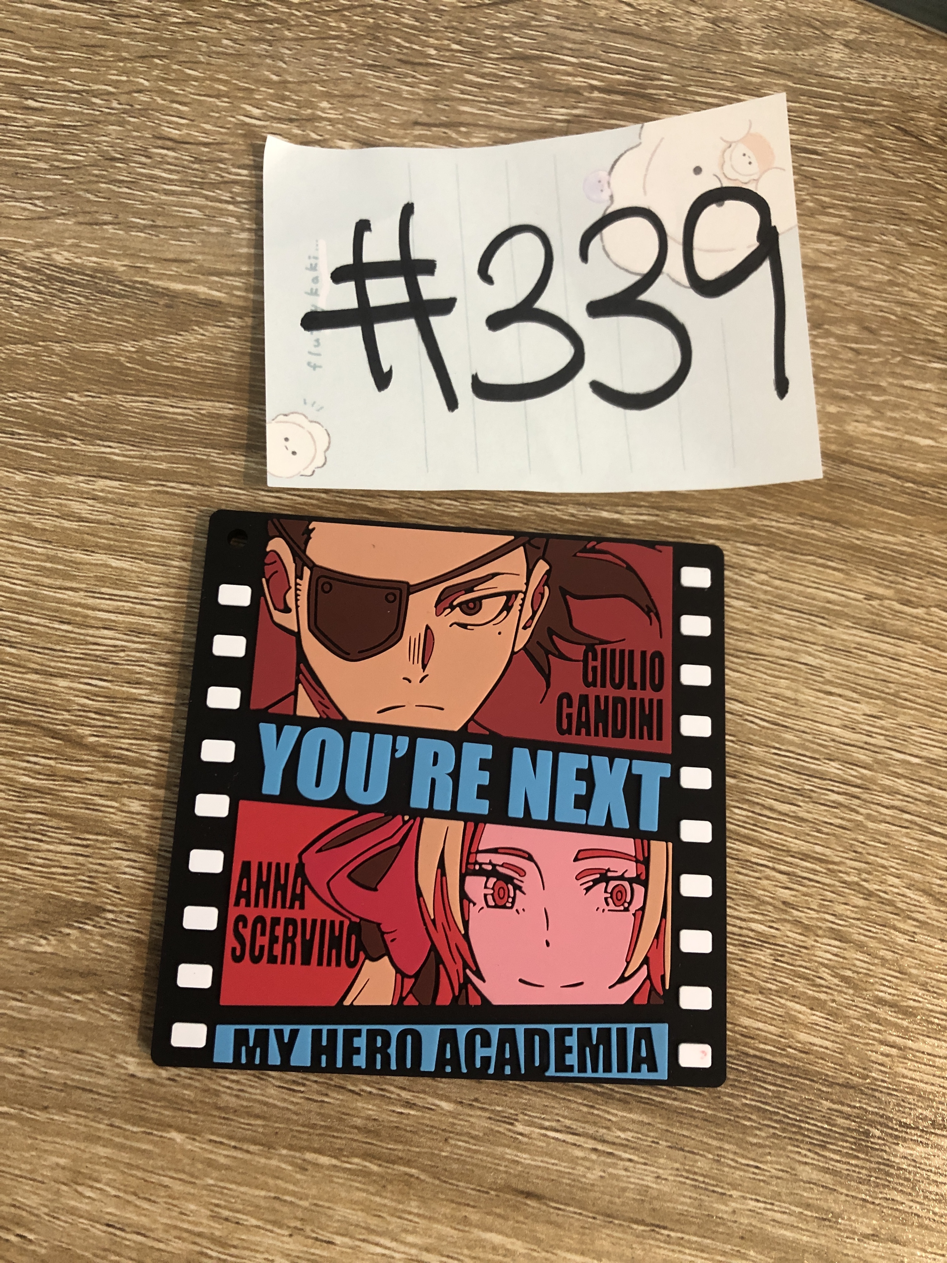 我的英雄學院 2人 杯墊 掛件 #339