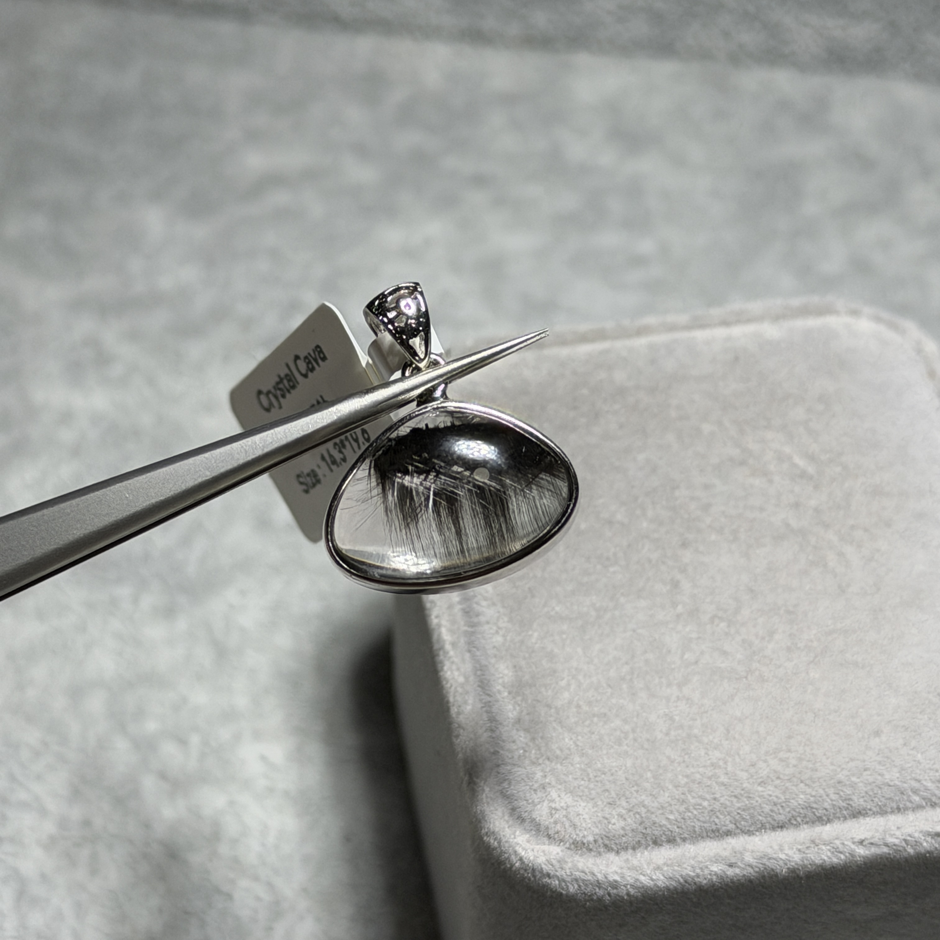 高級數黑銀鈦吊墜 DF1769