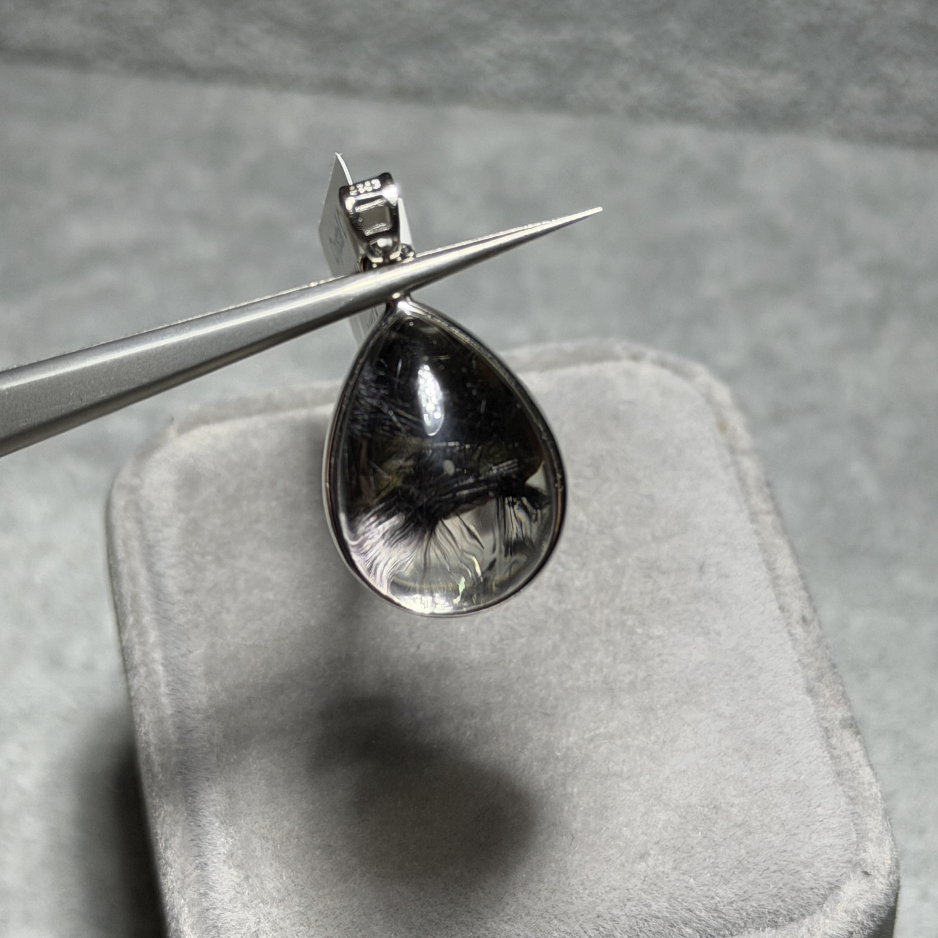 高級數黑銀鈦吊墜 DF1766