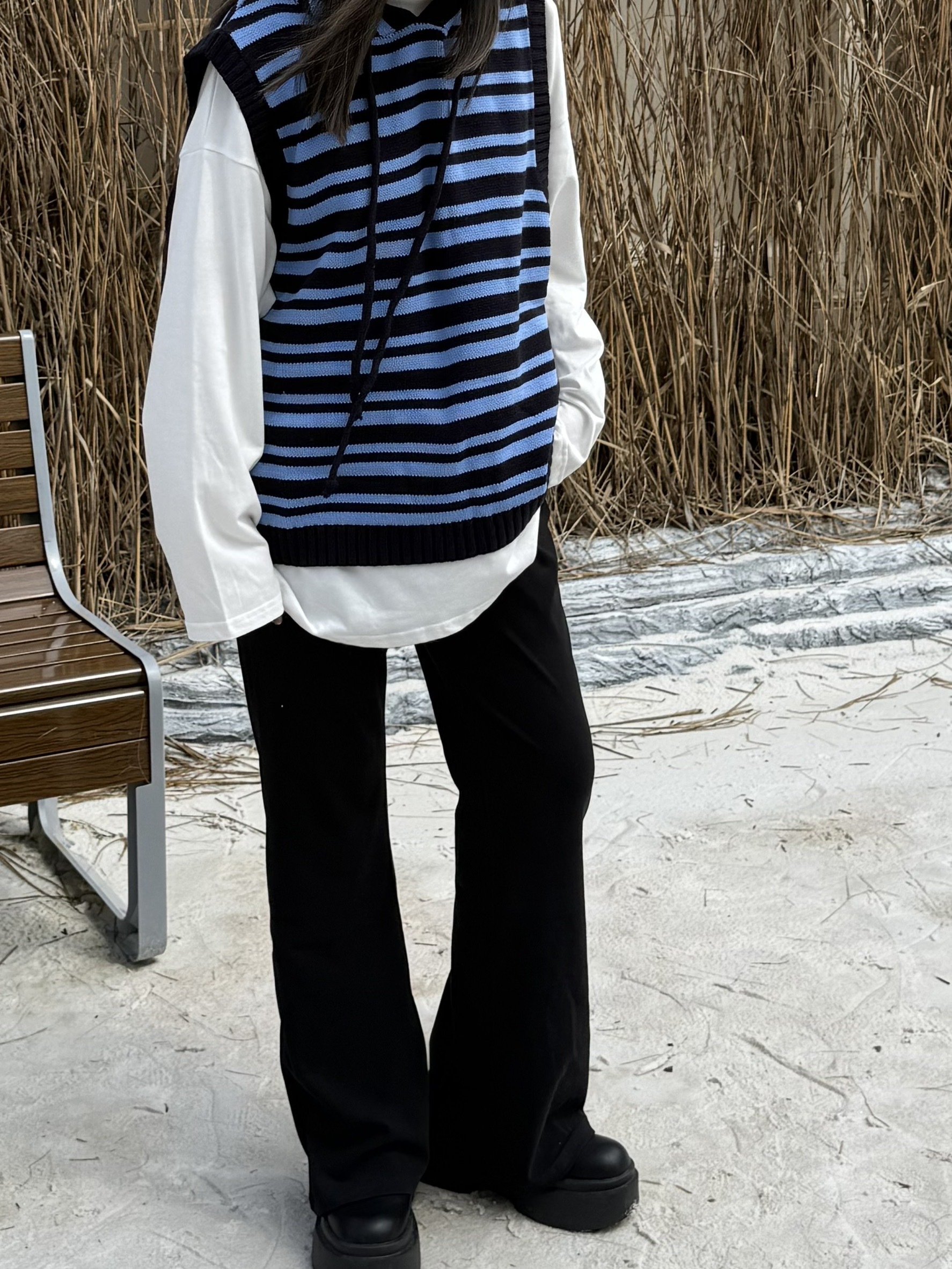 德絨莫代爾微喇叭褲