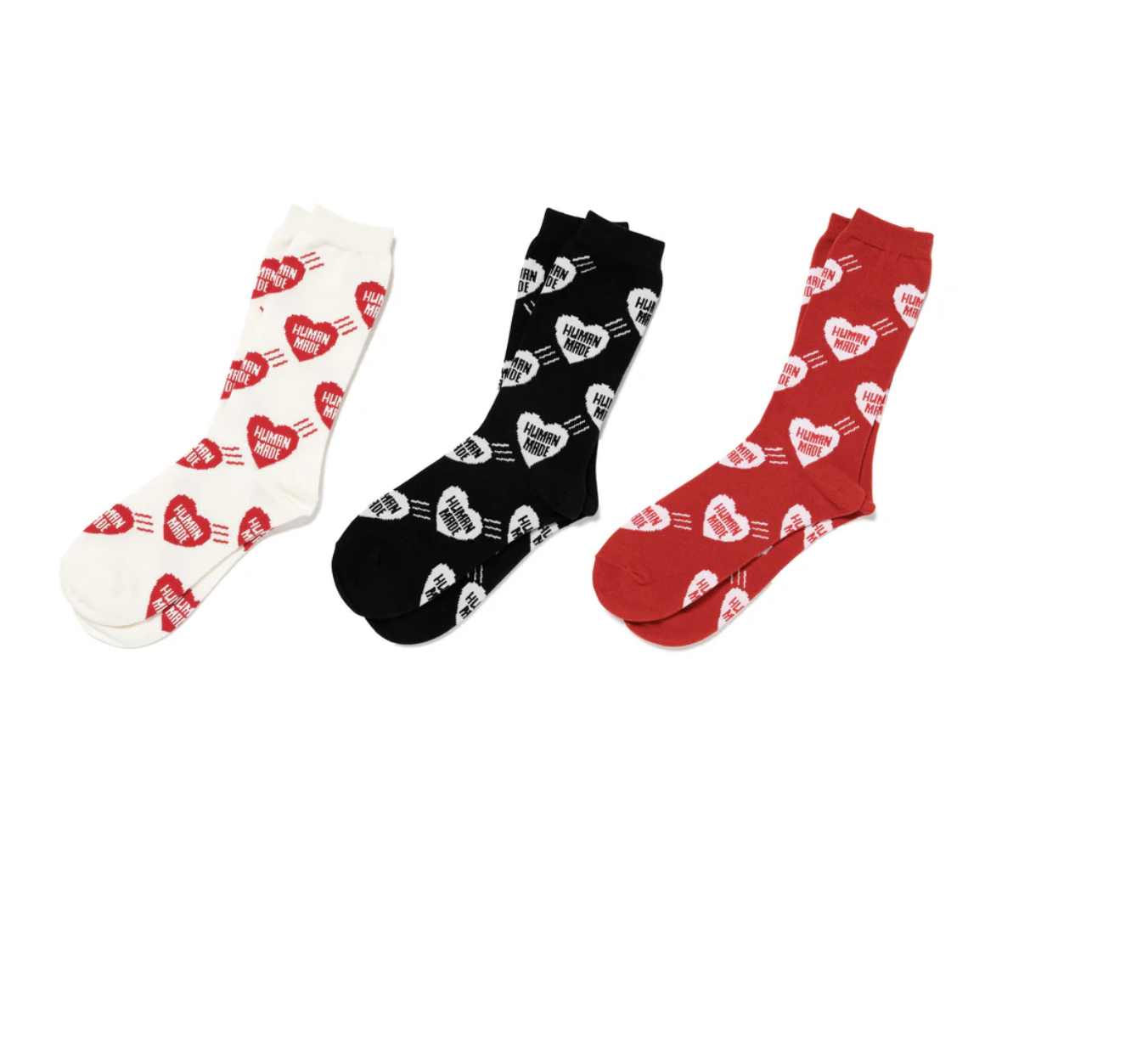 【HUMAN MADE】長款HEART SOCKS