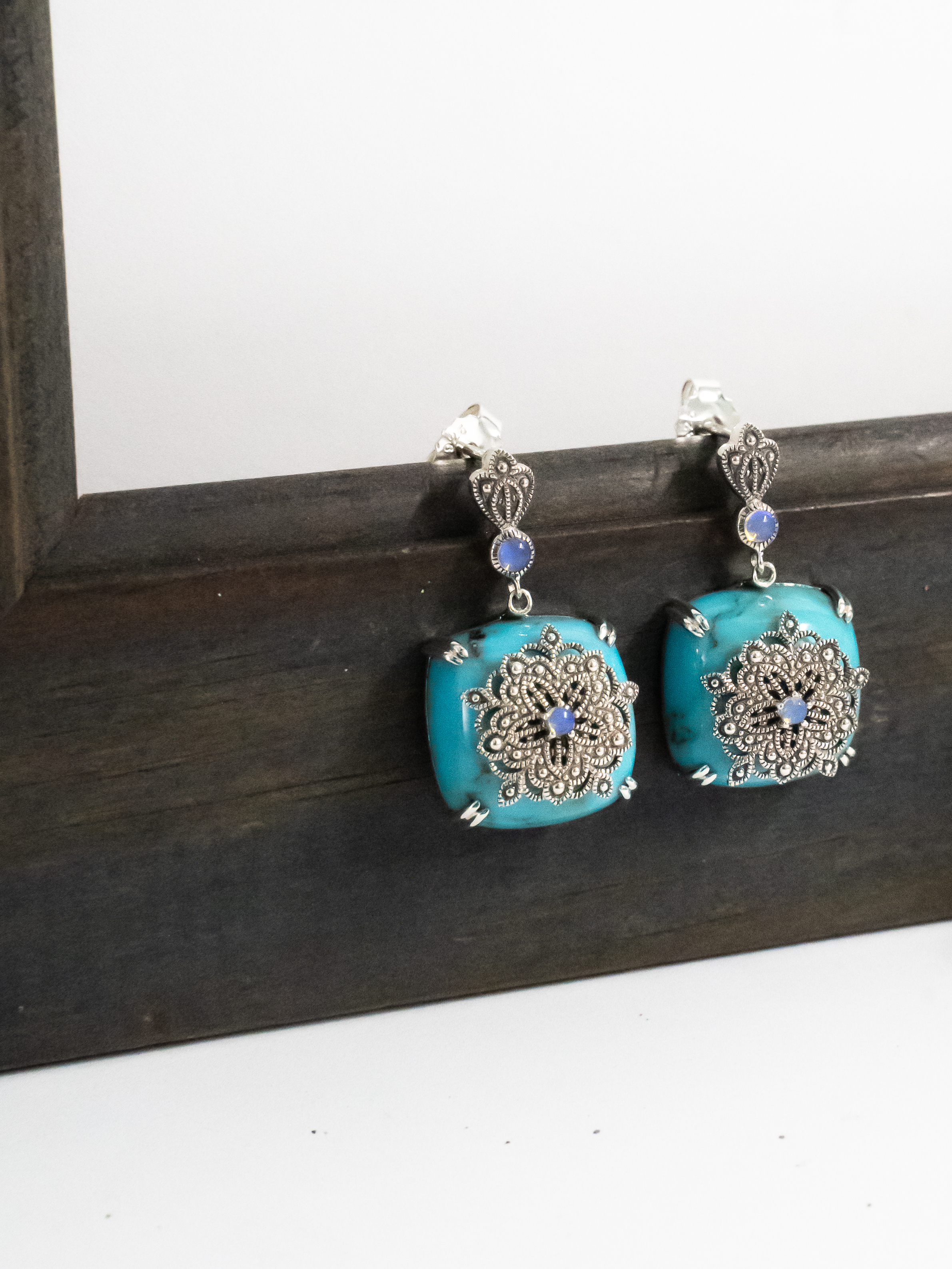 綠松石耳環（ OP2203 ）