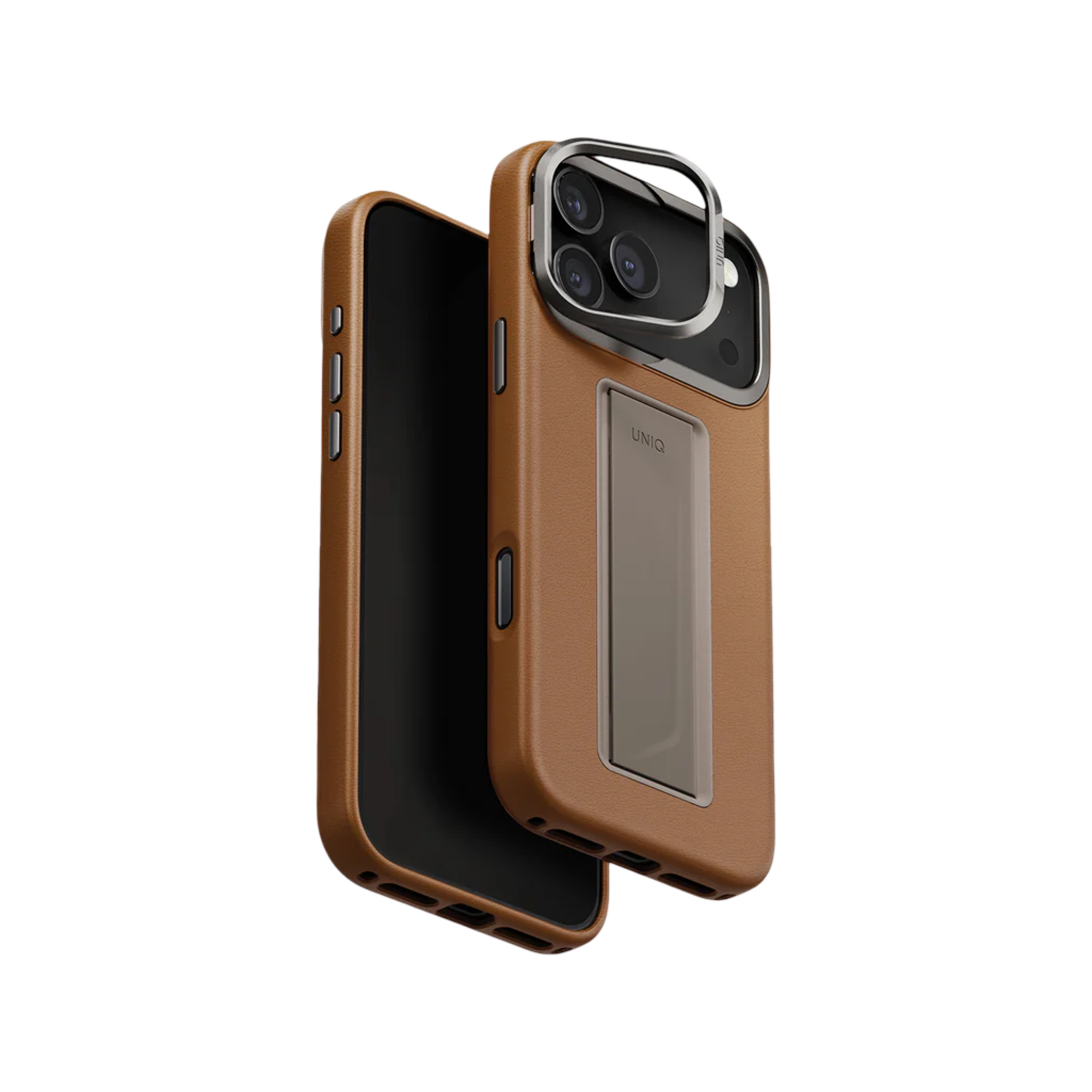 UNIQ iPhone 17 Pro Heldro Pro FlexGrip™ 人造皮革保護套