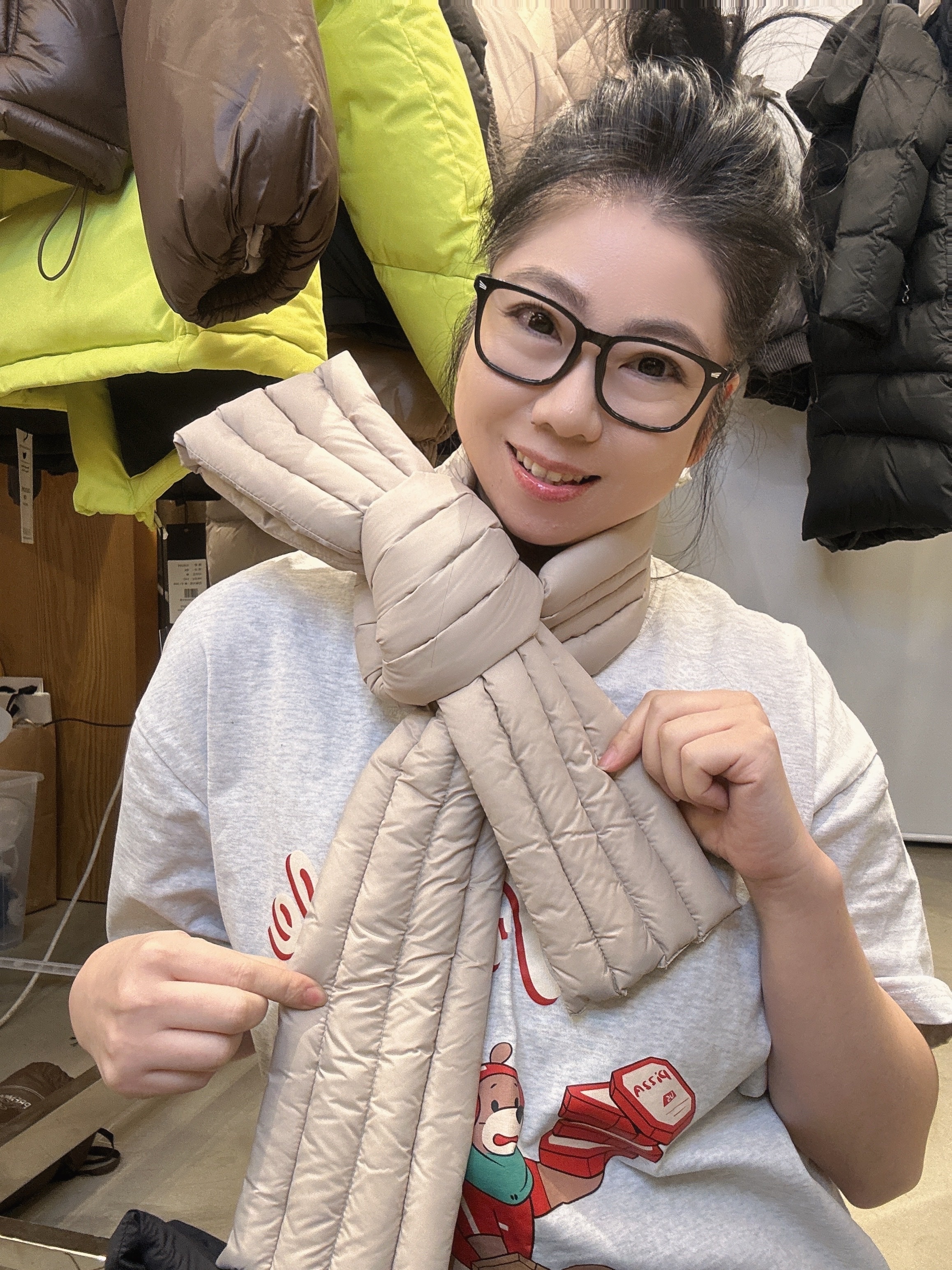 【直播】LL092430 DUCK DOWN 100% 羽絨頸巾 (MU01)