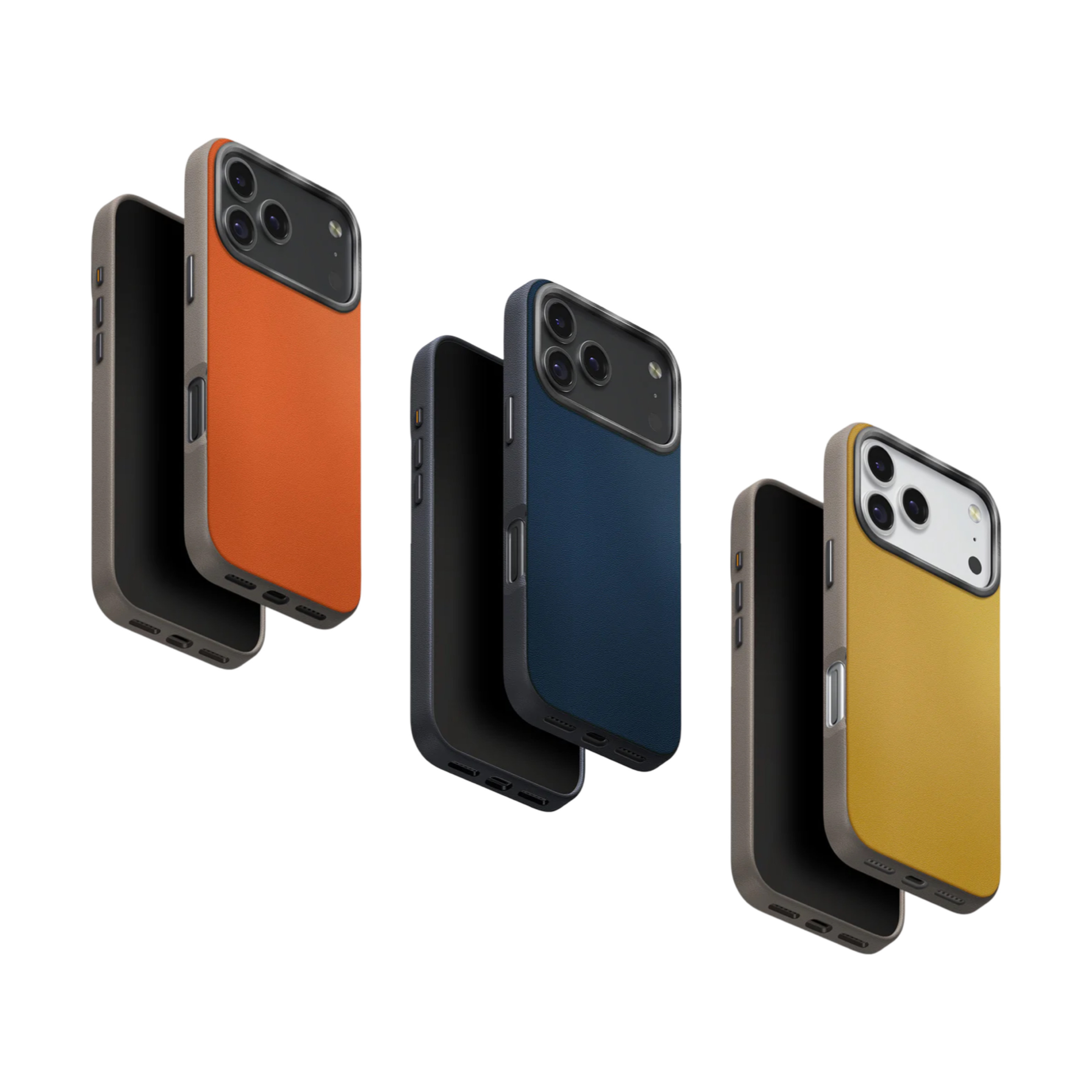 UNIQ iPhone 17 Pro Lyden DS Lyden DS 雙色高級人造皮革保護殼