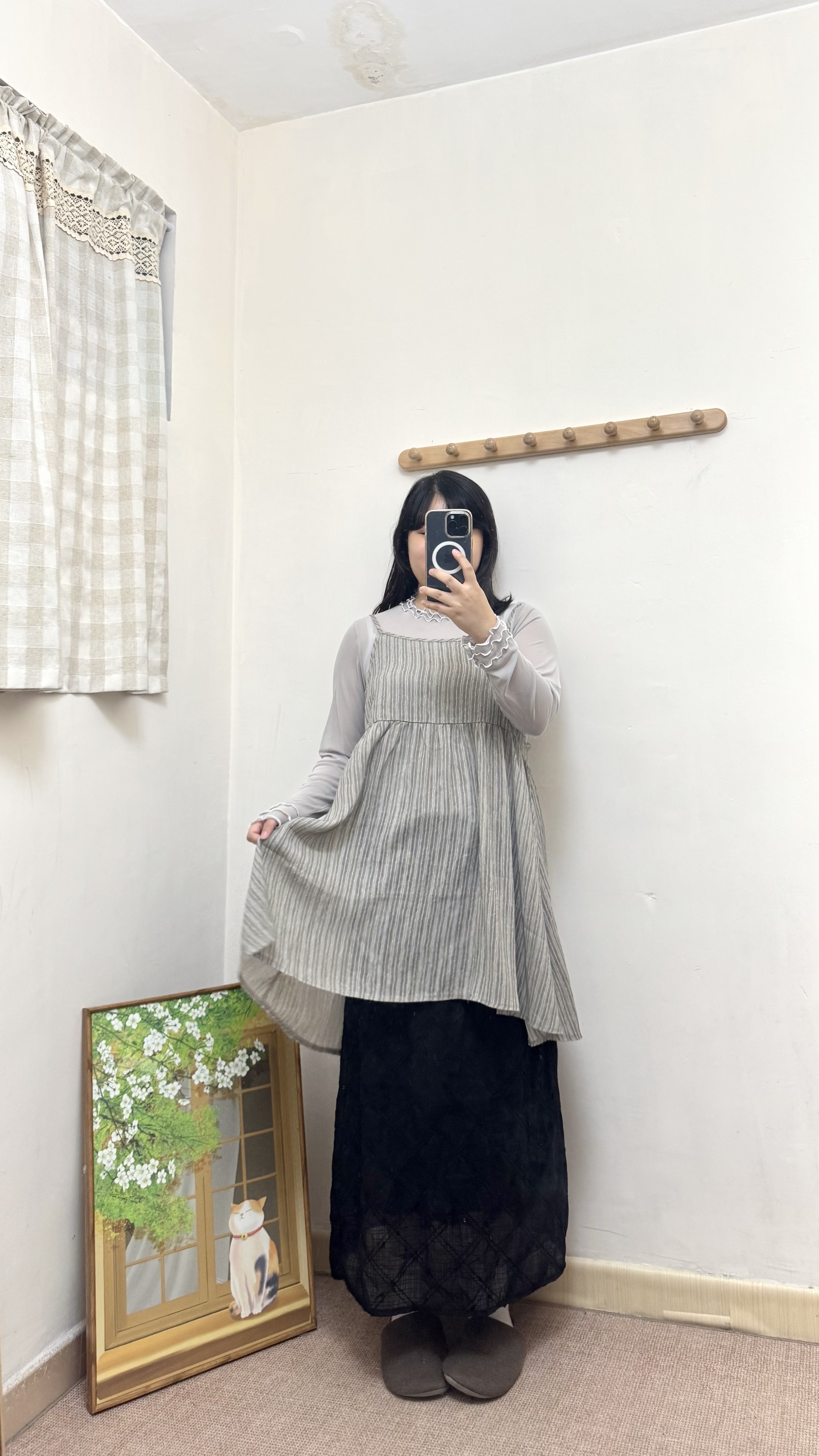 千層Ruffle親膚Top