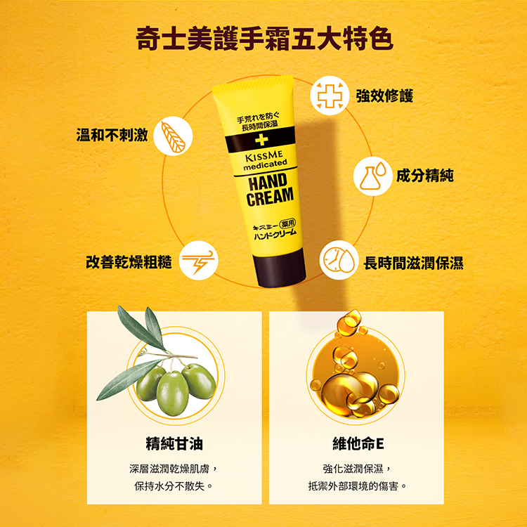 日本 KISSME奇士美 乾荒禁止修護霜 30g/58g/75g【AU018】