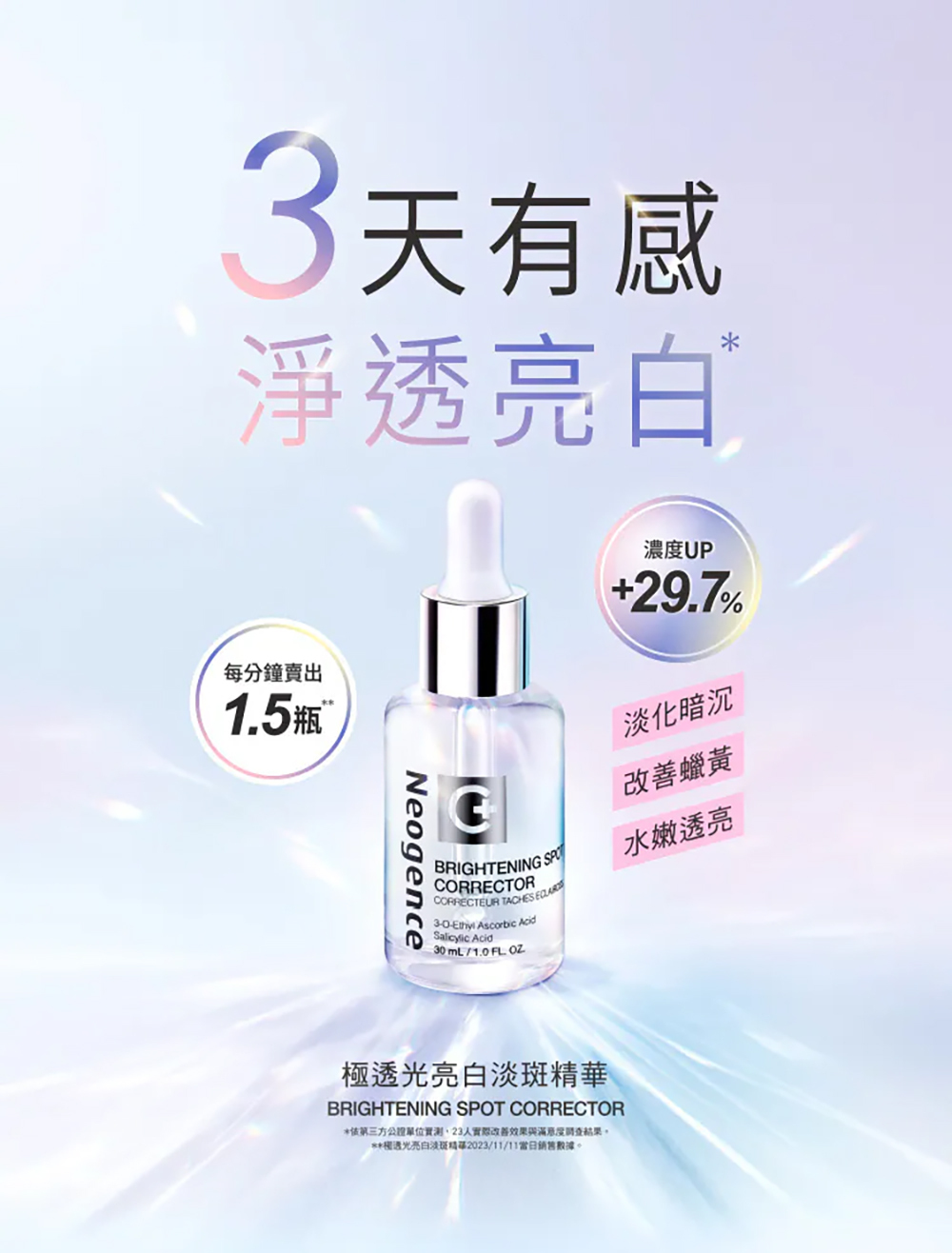 Neogence霓淨思 極透光亮白淡斑精華15ml