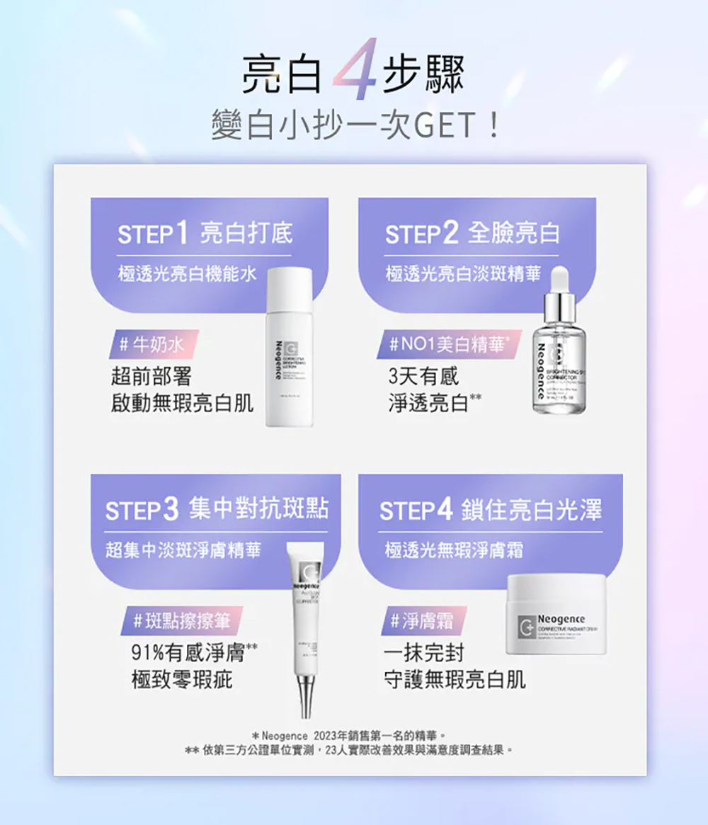 Neogence霓淨思 極透光亮白淡斑精華15ml