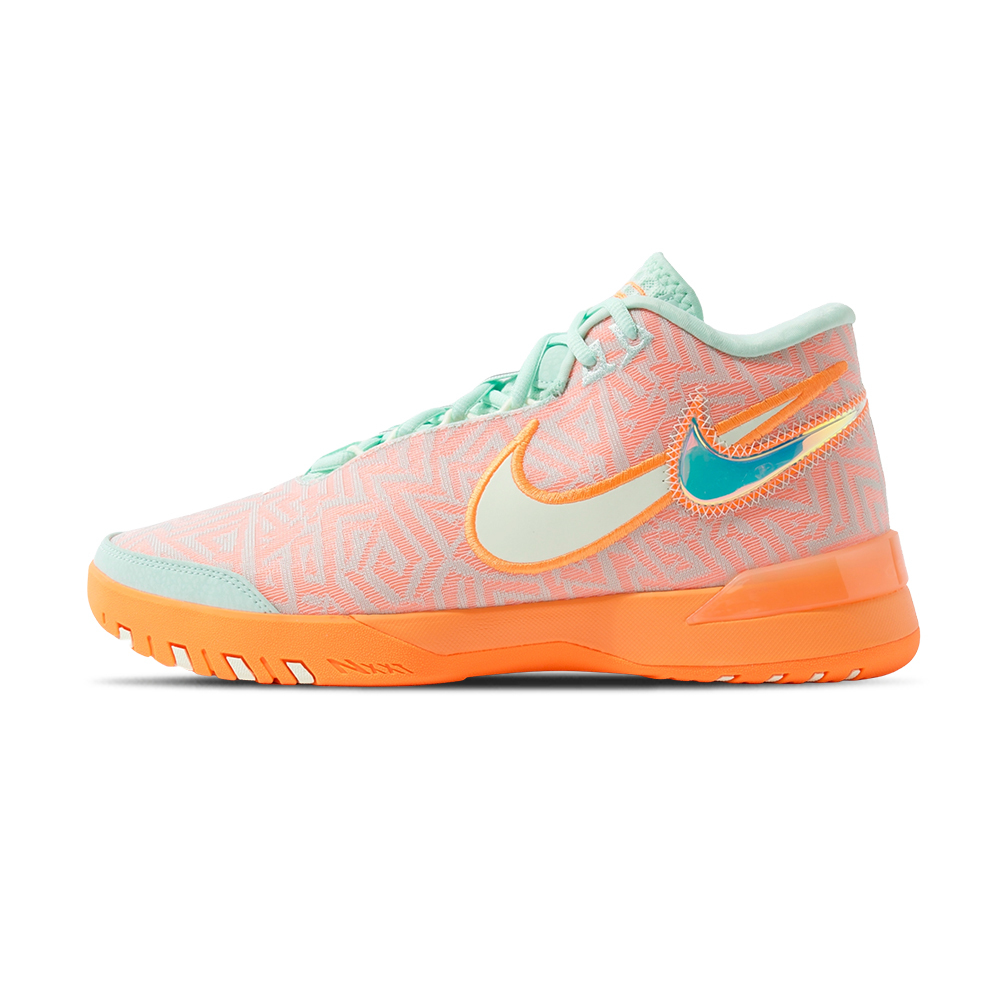 Nike LBJ NXXT Genisus EP 男 橘綠 實戰 運動 氣墊 緩震 包覆 籃球鞋 HF0711-301