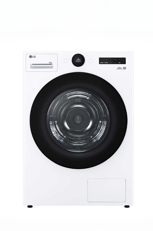 【LG】20公斤｜ AI 免曬衣乾衣機｜冰瓷白|WR-20DW