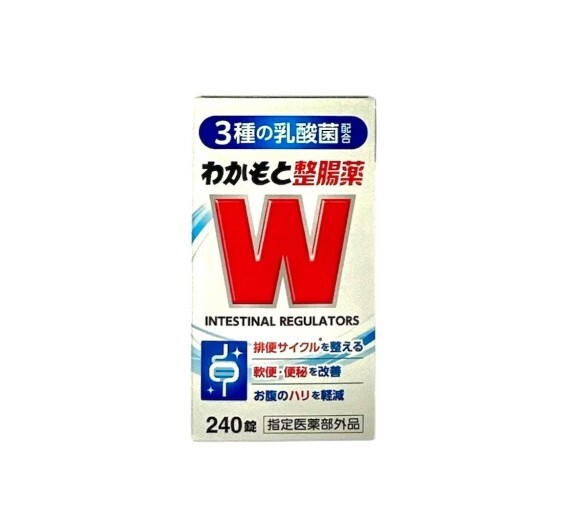 日本 Wakamoto 若元製藥 整腸錠 240錠｜乳酸菌腸道環境調整
