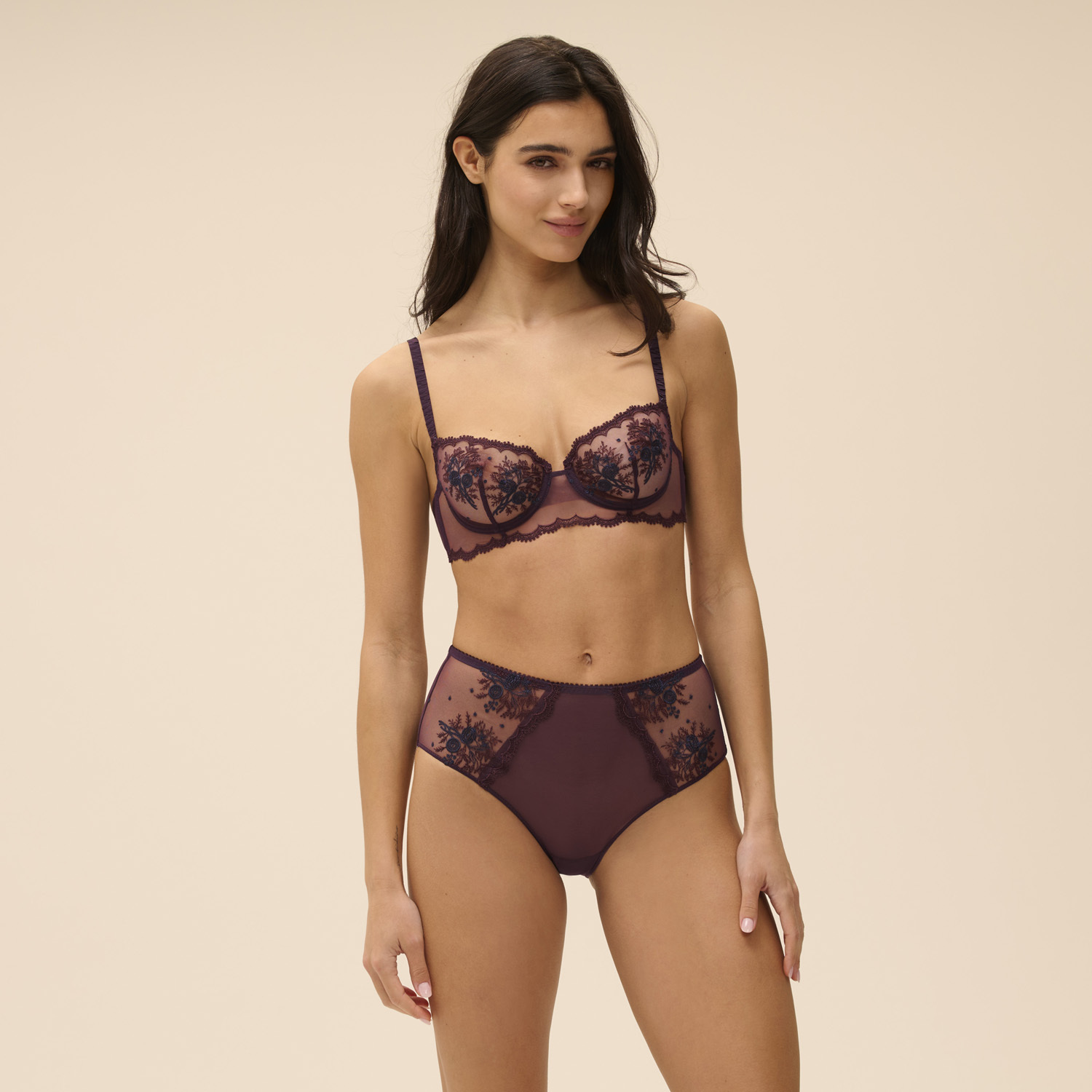 INTRIGUE 巧思 高腰三角褲 紫水晶