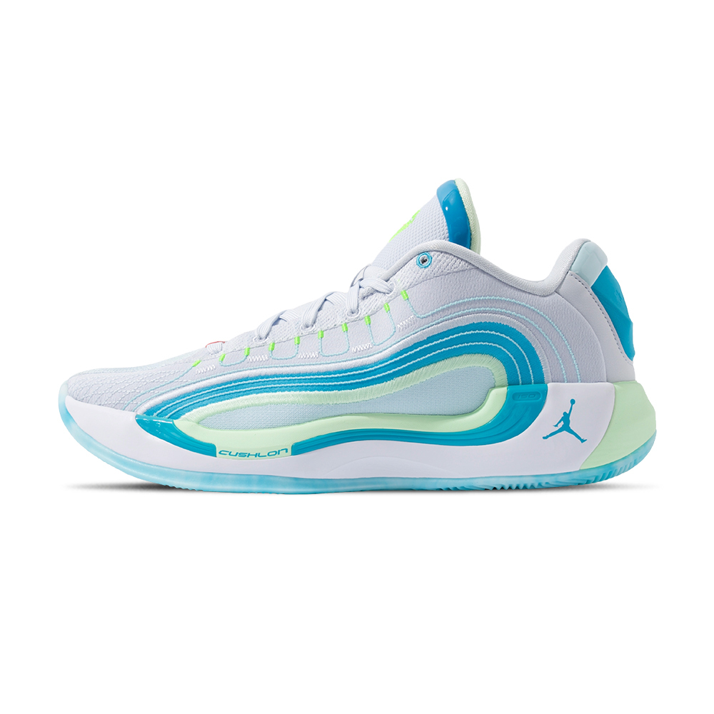 Nike Jordan Luka 4 PF 男 灰綠藍 運動 緩震 包覆 喬丹 籃球鞋 HF0824-002