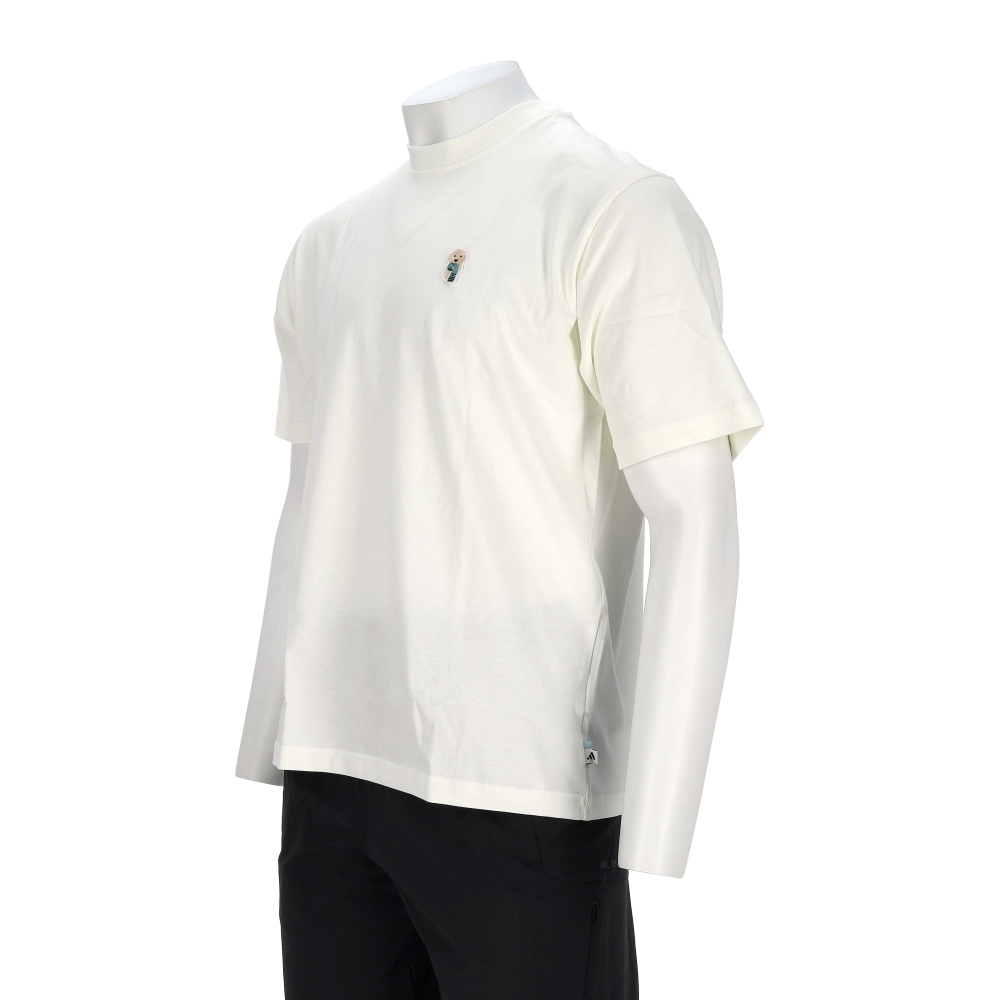 Adidas M Dog Sock T 男款 白色 狗狗 印花 寬鬆 棉質 T恤 休閒 短袖 JL9240