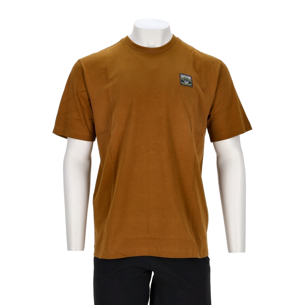 Adidas Graphic Lo Ss T 男款 咖啡色 寬鬆 印花 棉質 休閒 短袖 JW0160