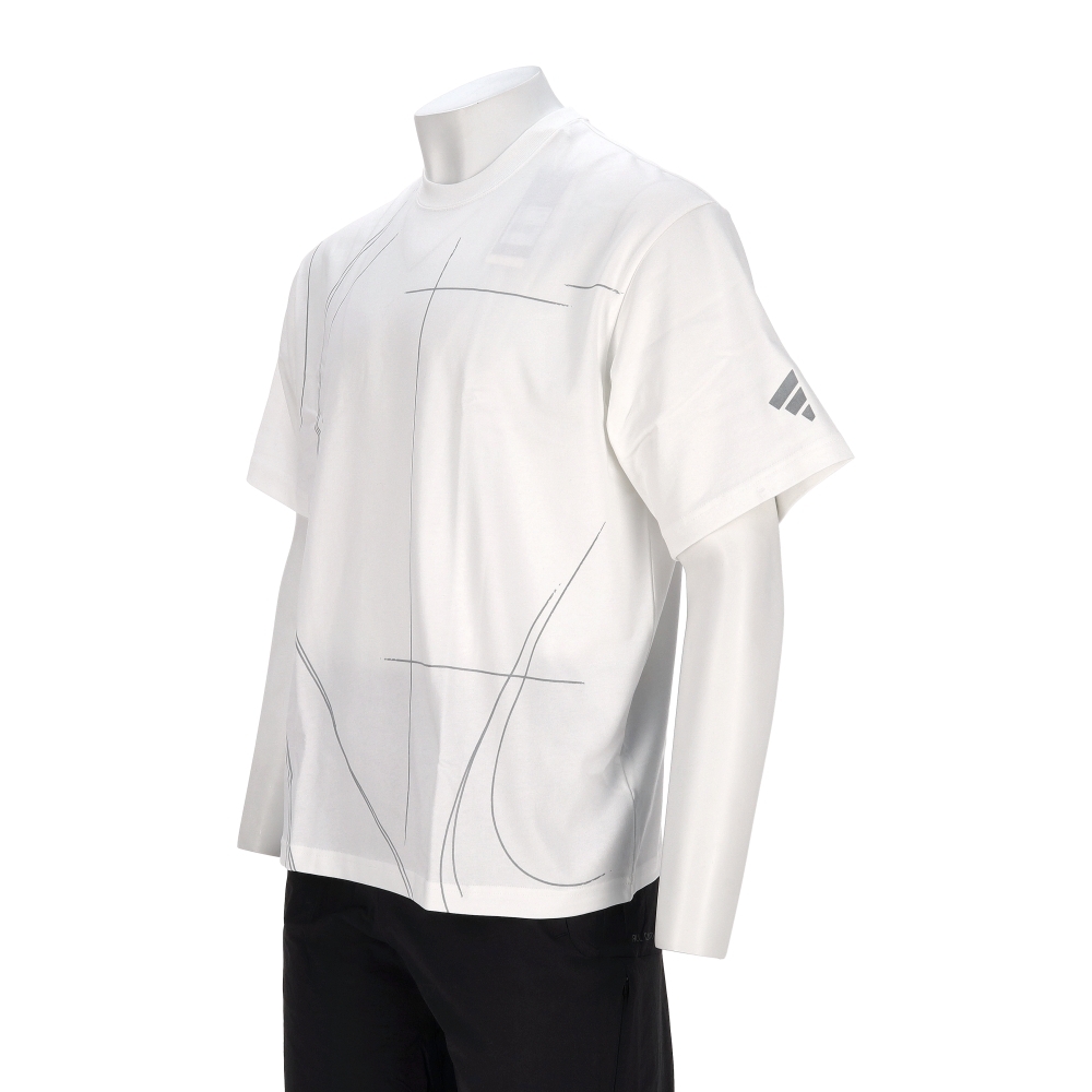 Adidas Fustl M Tee Ss2 男款 白色 寬鬆 圓領 T恤 休閒 短袖 KC0126