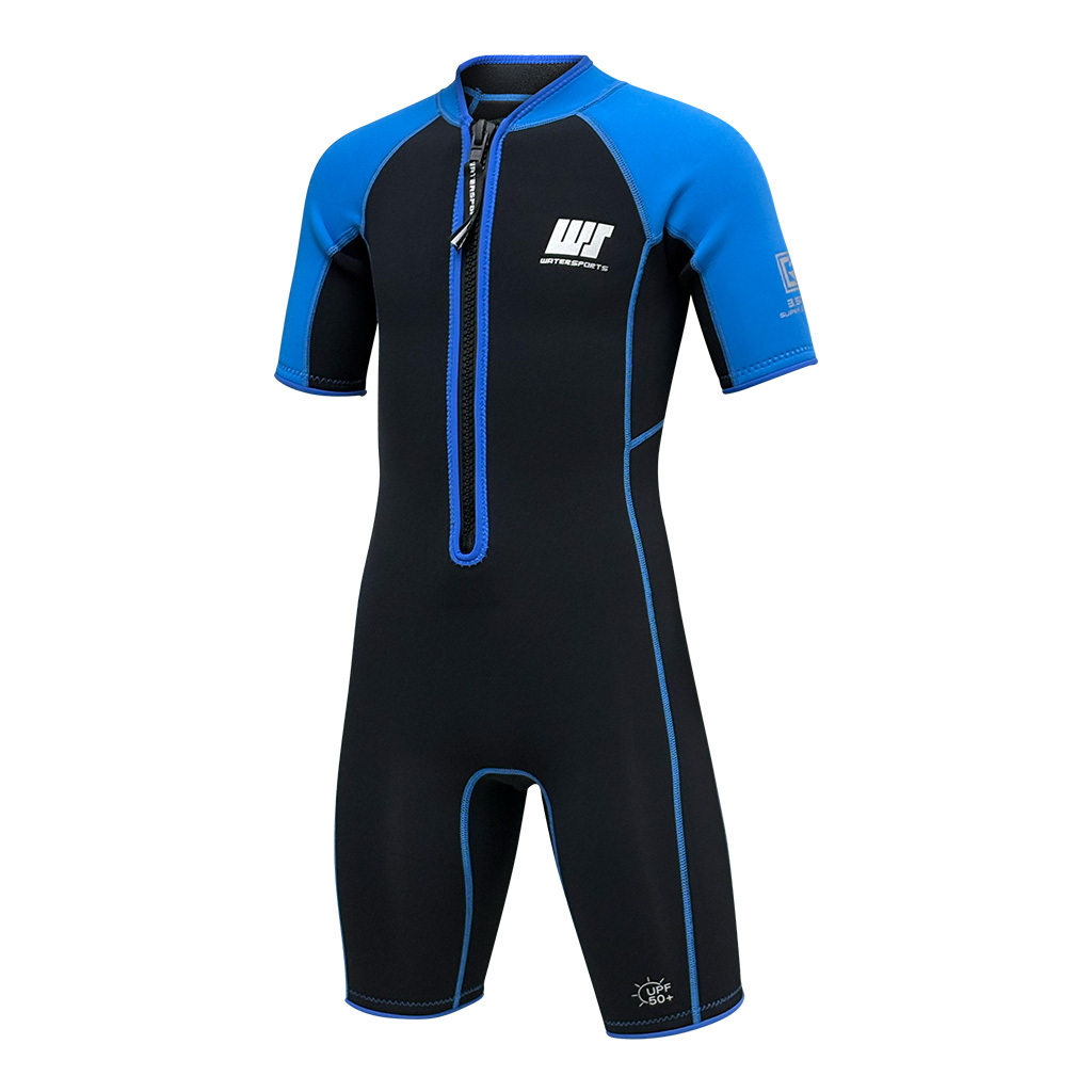 3.5mm 兒童 CR 游泳連身保暖衣 - 藍