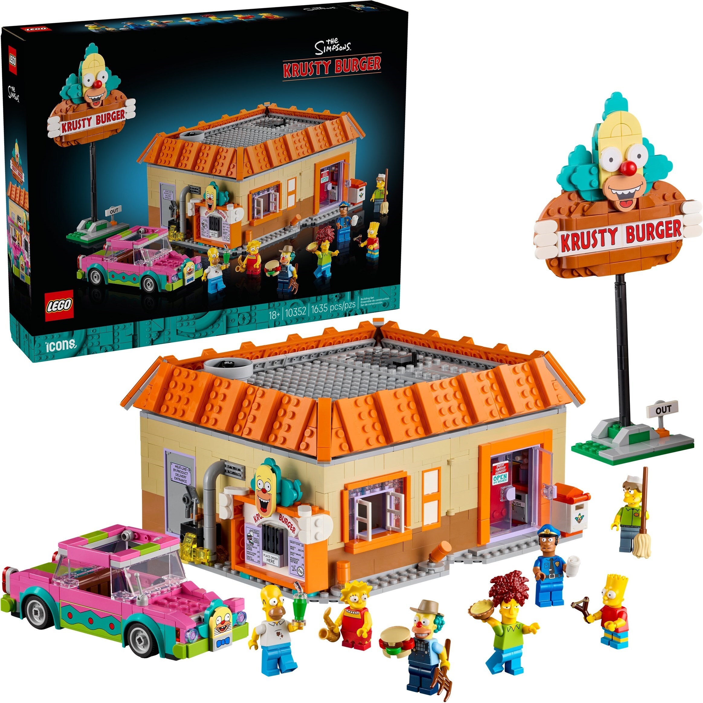 LEGO 10352  樂高積木 10352  Icons 系列 - The Simpsons™：Krusty 漢堡店