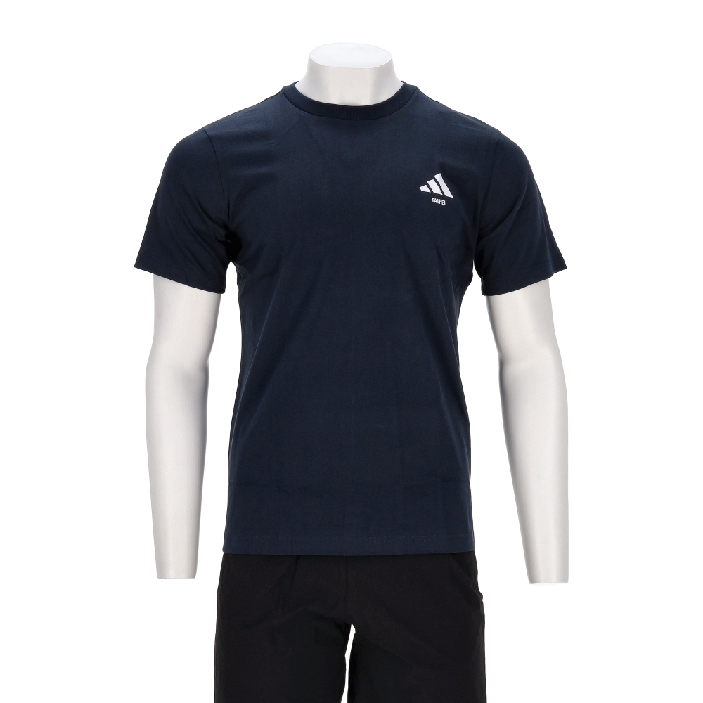 Adidas Taipei Gfx Tee 男款 女款 黑色 中性 台北 美食地圖 印花 Y恤 休閒 短袖 KF2471