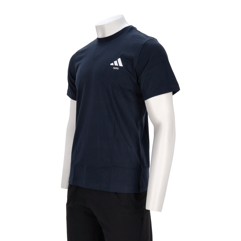 Adidas Taipei Gfx Tee 男款 女款 黑色 中性 台北 美食地圖 印花 Y恤 休閒 短袖 KF2471