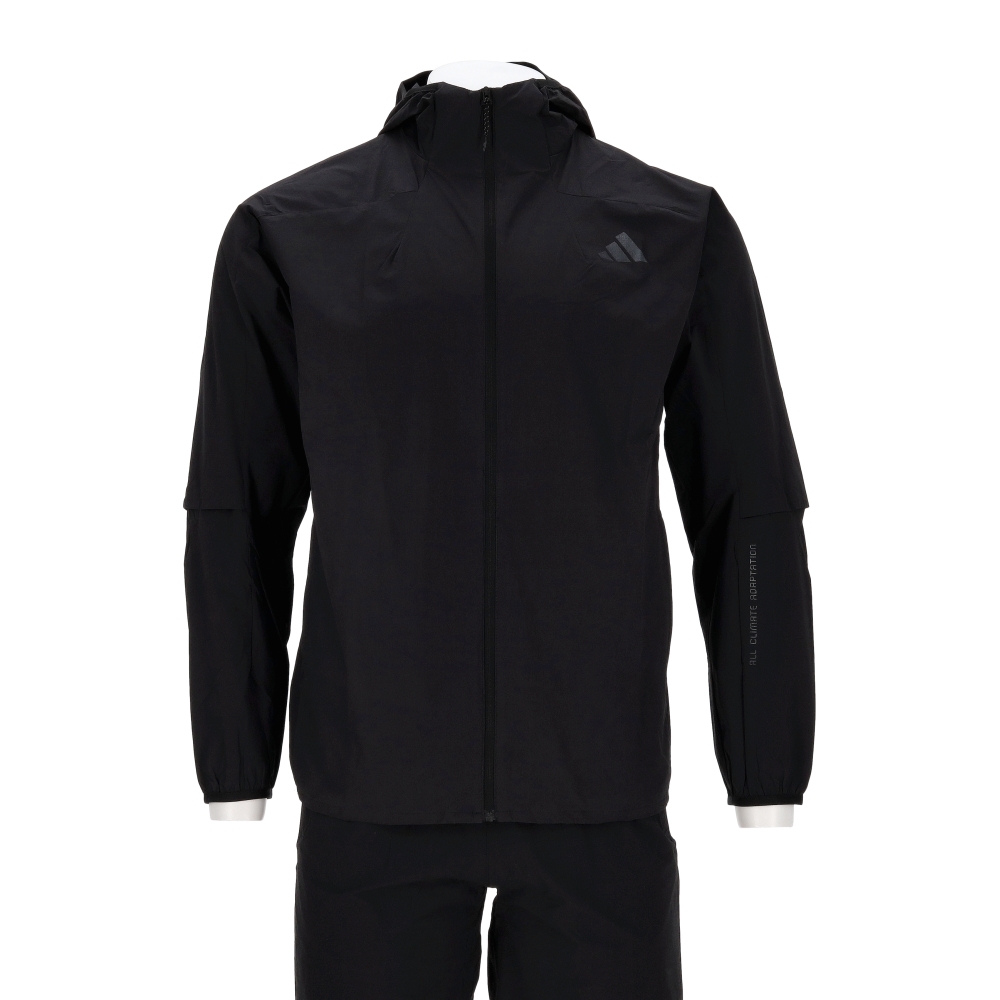 Adidas Th Lw Wv Jkt 男款 黑色 輕量 機能 連帽外套 休閒 夾克 外套 KB5157