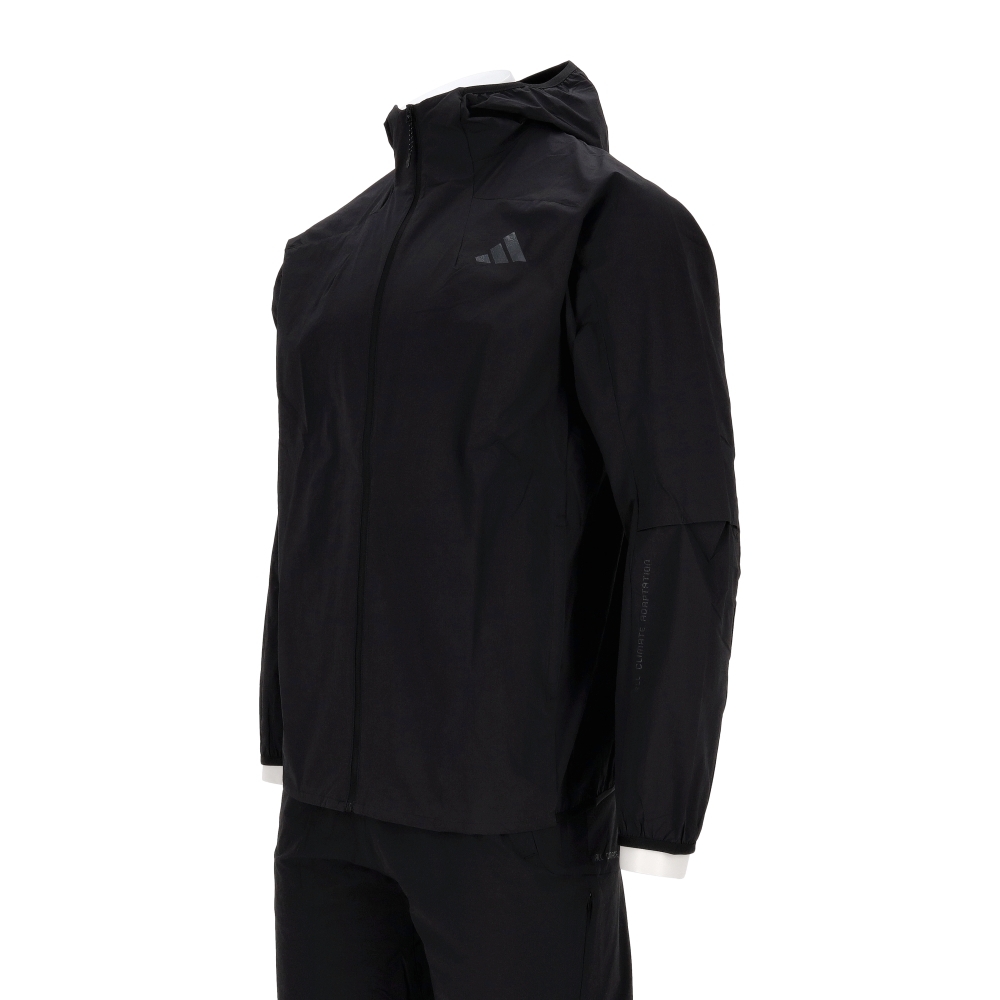 Adidas Th Lw Wv Jkt 男款 黑色 輕量 機能 連帽外套 休閒 夾克 外套 KB5157