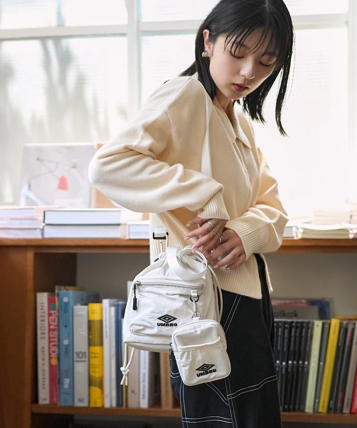 UMBRO / Custom-made drawstring bag with pouch