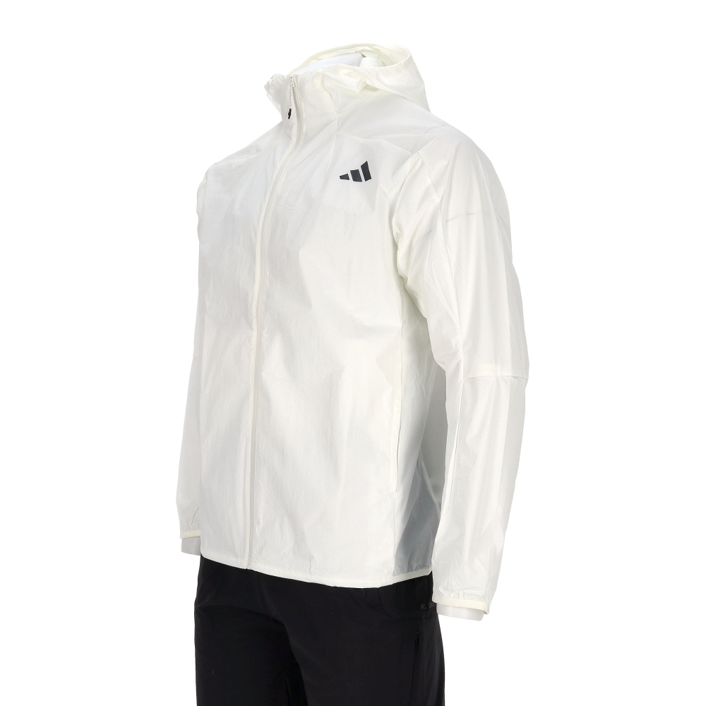 Adidas Th Lw Wv Jkt 男款 白色 輕量 機能 連帽外套 休閒 夾克 外套 KB5159