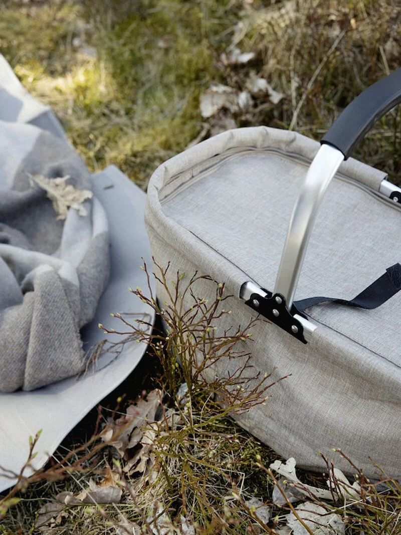 Sagaform-野餐保冷提籃,灰色款,25公升大容量,保溫、保冷