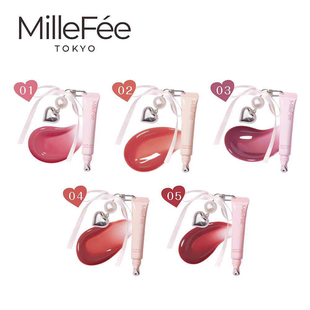 MilleFée Dewy Fit水潤唇蜜(全5色) NEW